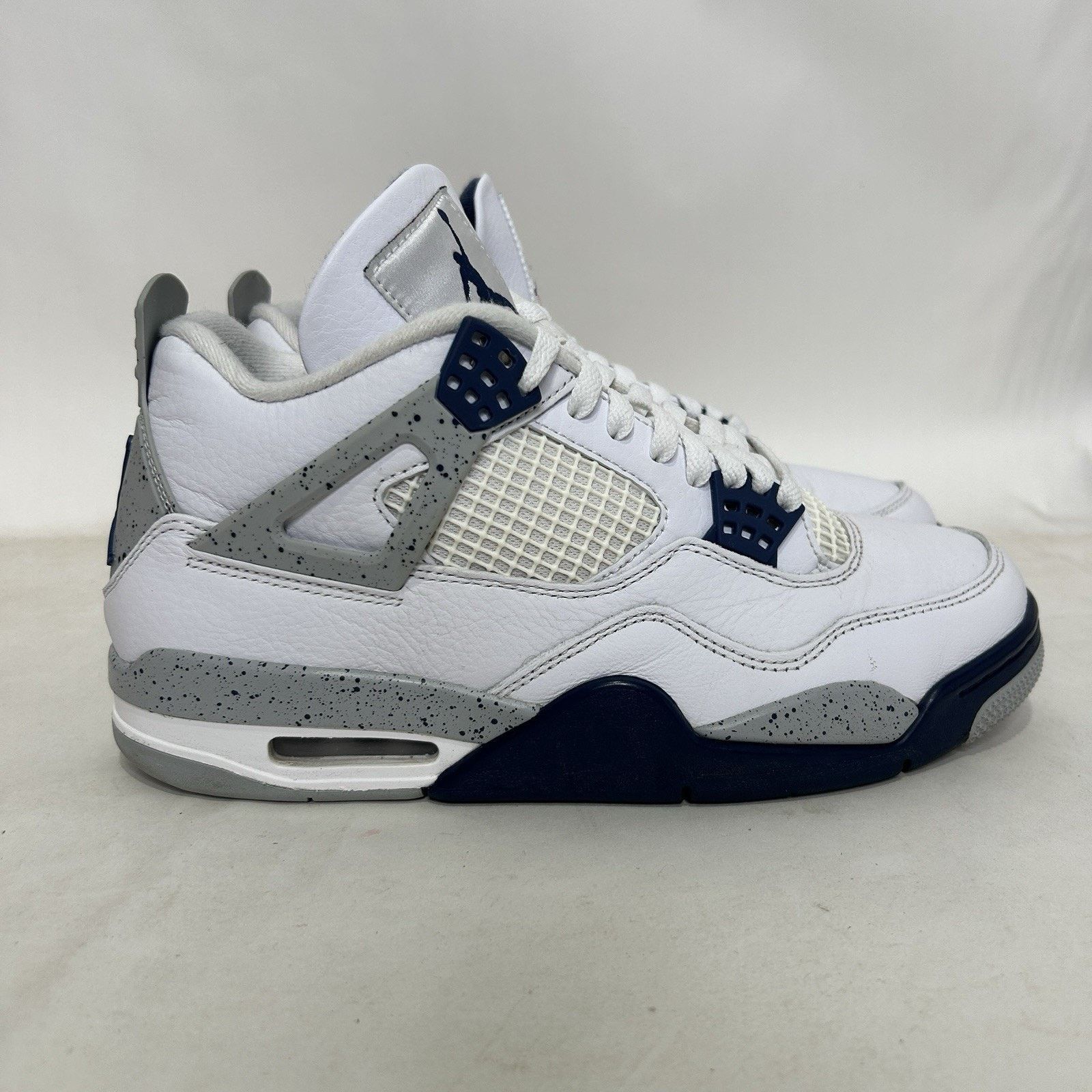 Jordan Brand Nike Air Jordan Retro 4 “Midnight Navy” Size US 9 / EU 42 - 4 Thumbnail