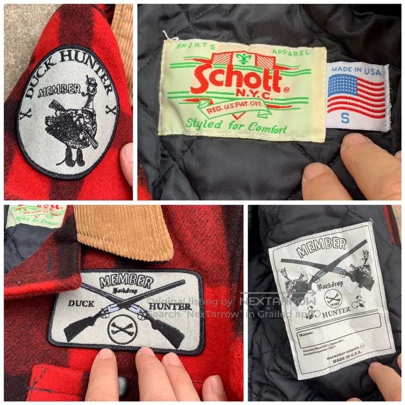 Schott Schott Vintage wool hunting jacket Size US S / EU 44-46 / 1 - 3 Thumbnail