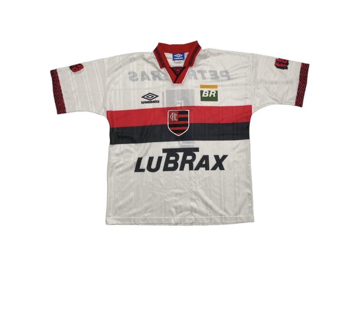 Umbro Vintage Flamingo FC Brazil 90's Jersey Size US L / EU 52-54 / 3 - 2 Thumbnail