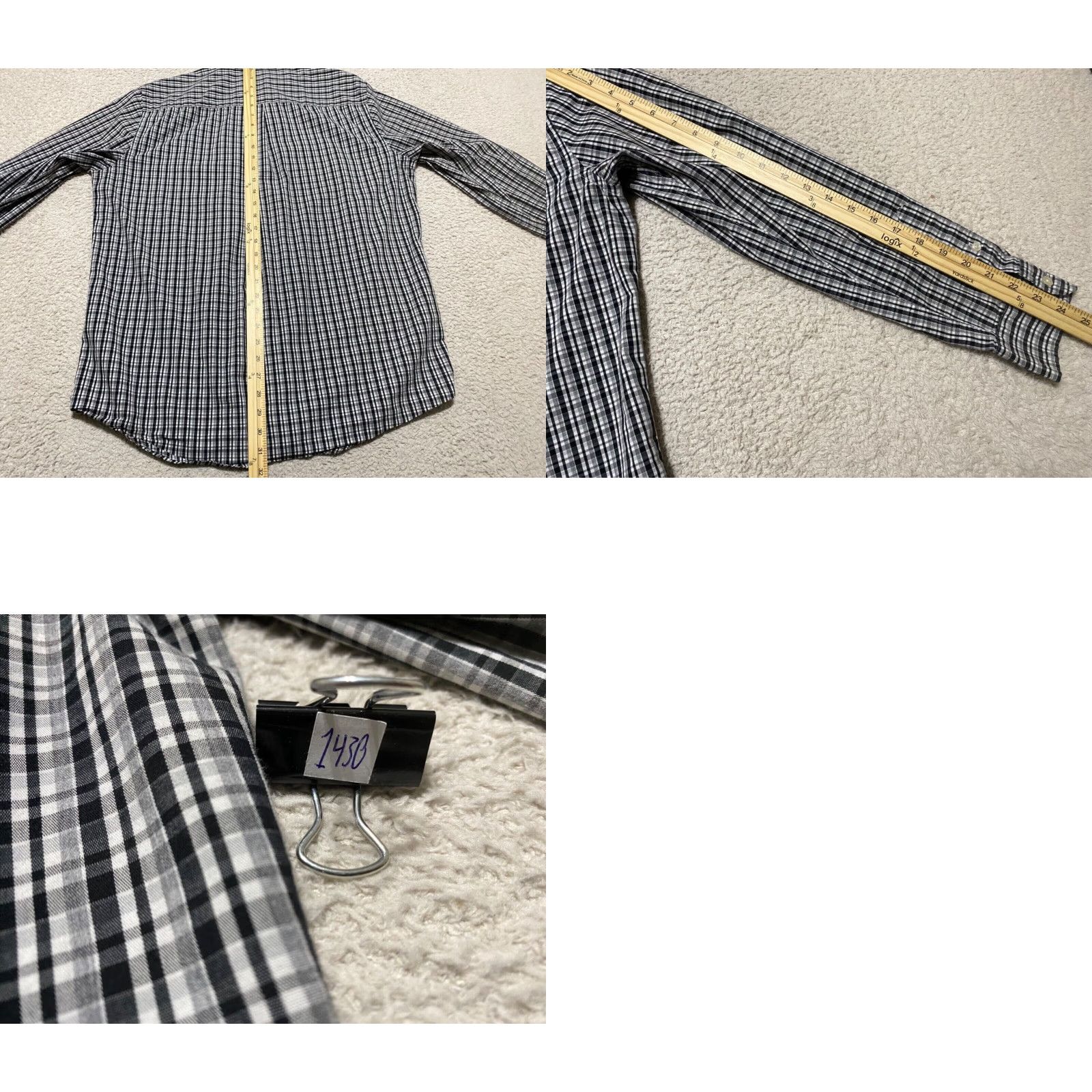 Chaps Chaps Ralph Lauren Mens Large Shirt Multicolor Plaid Long Sleeve Button-Down Casual Cotton, Polyester, Spandex Button-Up Size US L / EU 52-54 / 3 - 8 Thumbnail