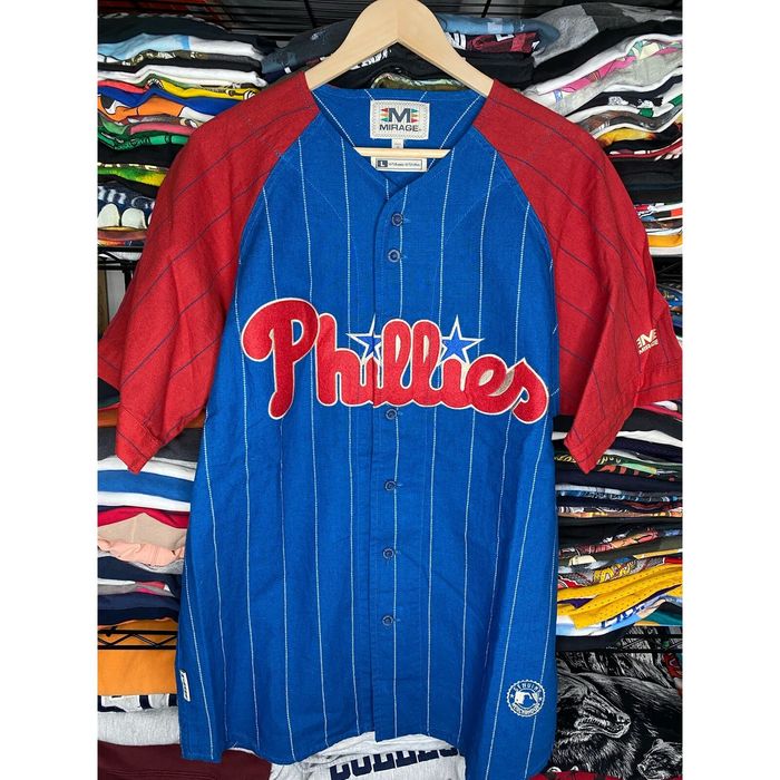 Mirage Vintage 90s Mirage Philadelphia Phillies Baseball Jersey