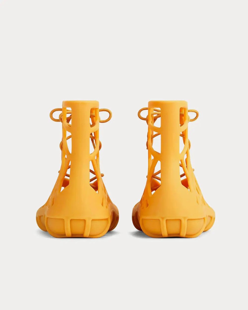 Bottega Veneta o1bcso1str0226 Atlas Lace-Up Sandals in Orange Size US 12 / EU 45 - 3 Thumbnail
