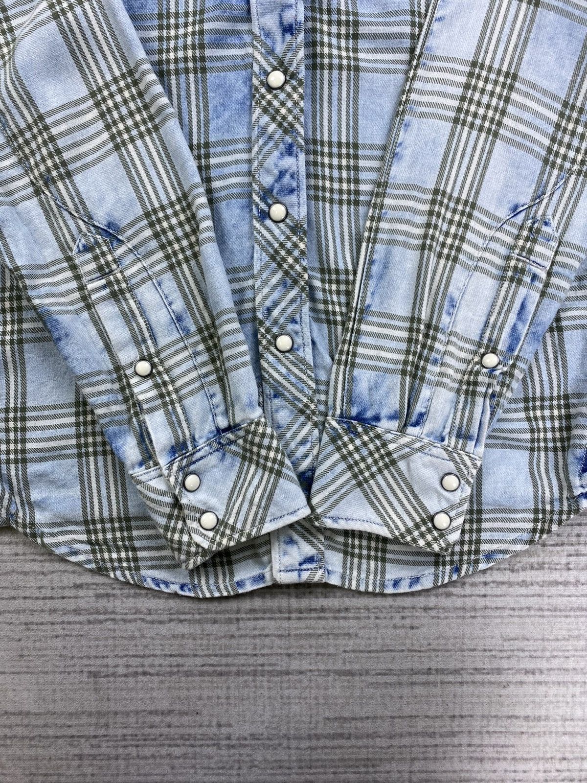 G-Star Vintage G-Star Raw Acid Wash Plaid Button Ups Shirt Size US S / EU 44-46 / 1 - 8 Thumbnail