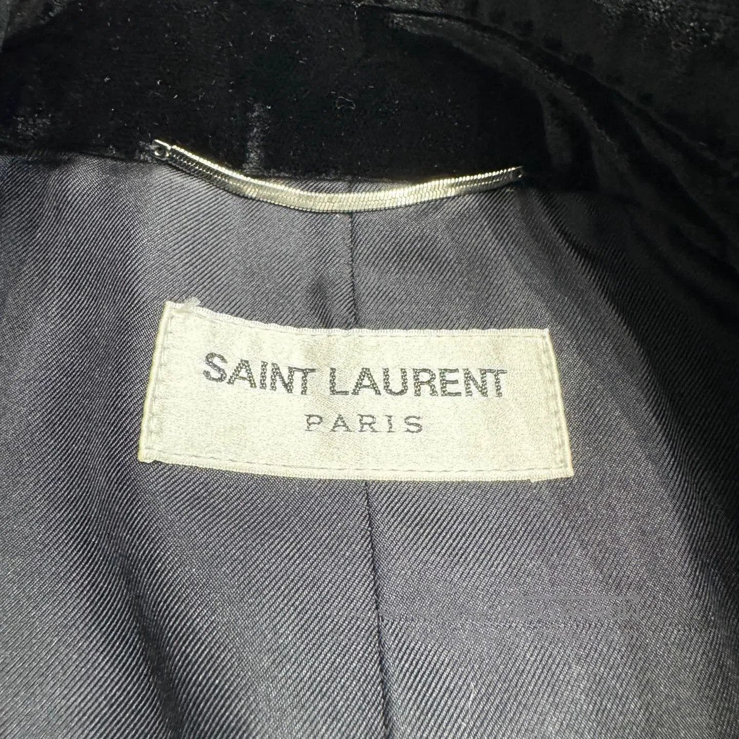 Saint Laurent Paris Black Double. Size US M / EU 48-50 / 2 - 2 Thumbnail