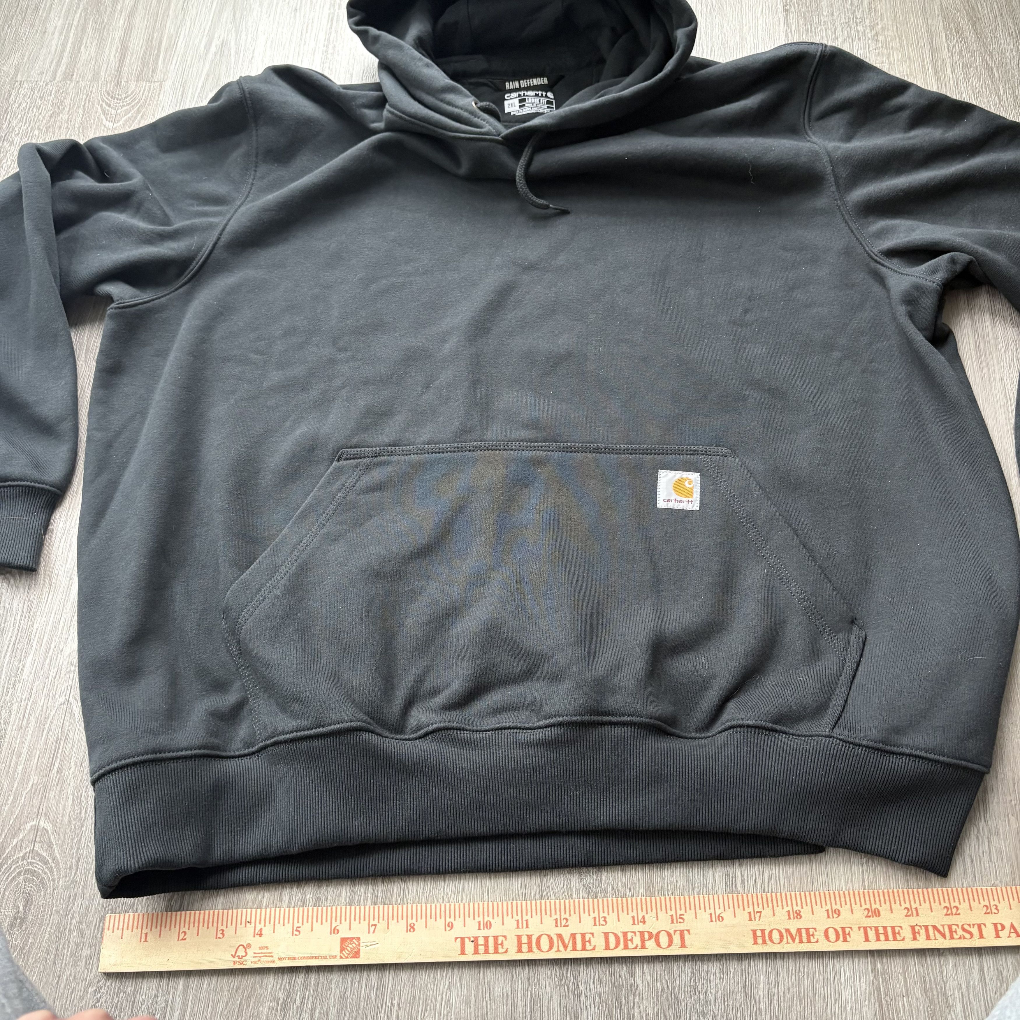 Carhartt Carhartt Rain Defender Loose Fit Hoodie Black 2XL Size US XS / EU 42 / 0 - 4 Thumbnail