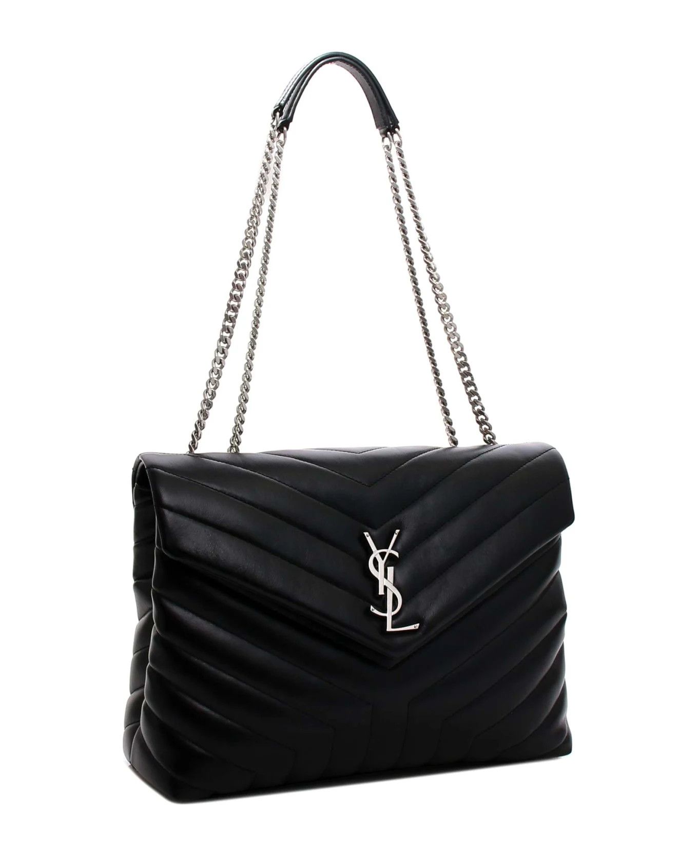 Saint Laurent Paris oc11z0226 574946 Size: OS / Loulou Medium Bag In Leather Size ONE SIZE - 3 Thumbnail