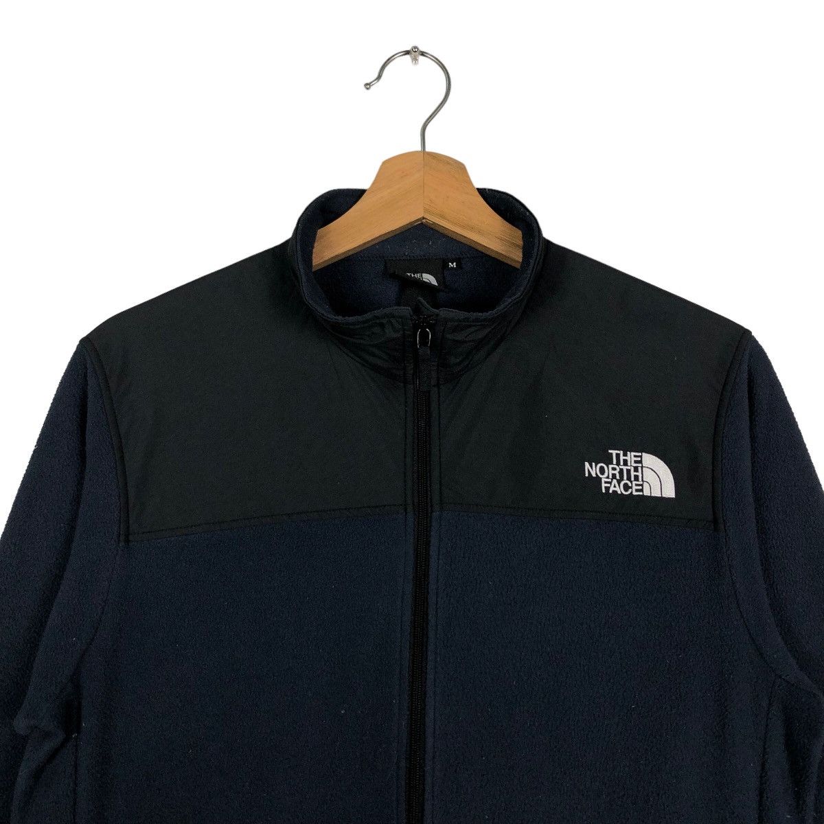 Japanese Brand 🔥Vintage The North Face Fleece Jacket Zipper Big Logo Size US M / EU 48-50 / 2 - 3 Thumbnail
