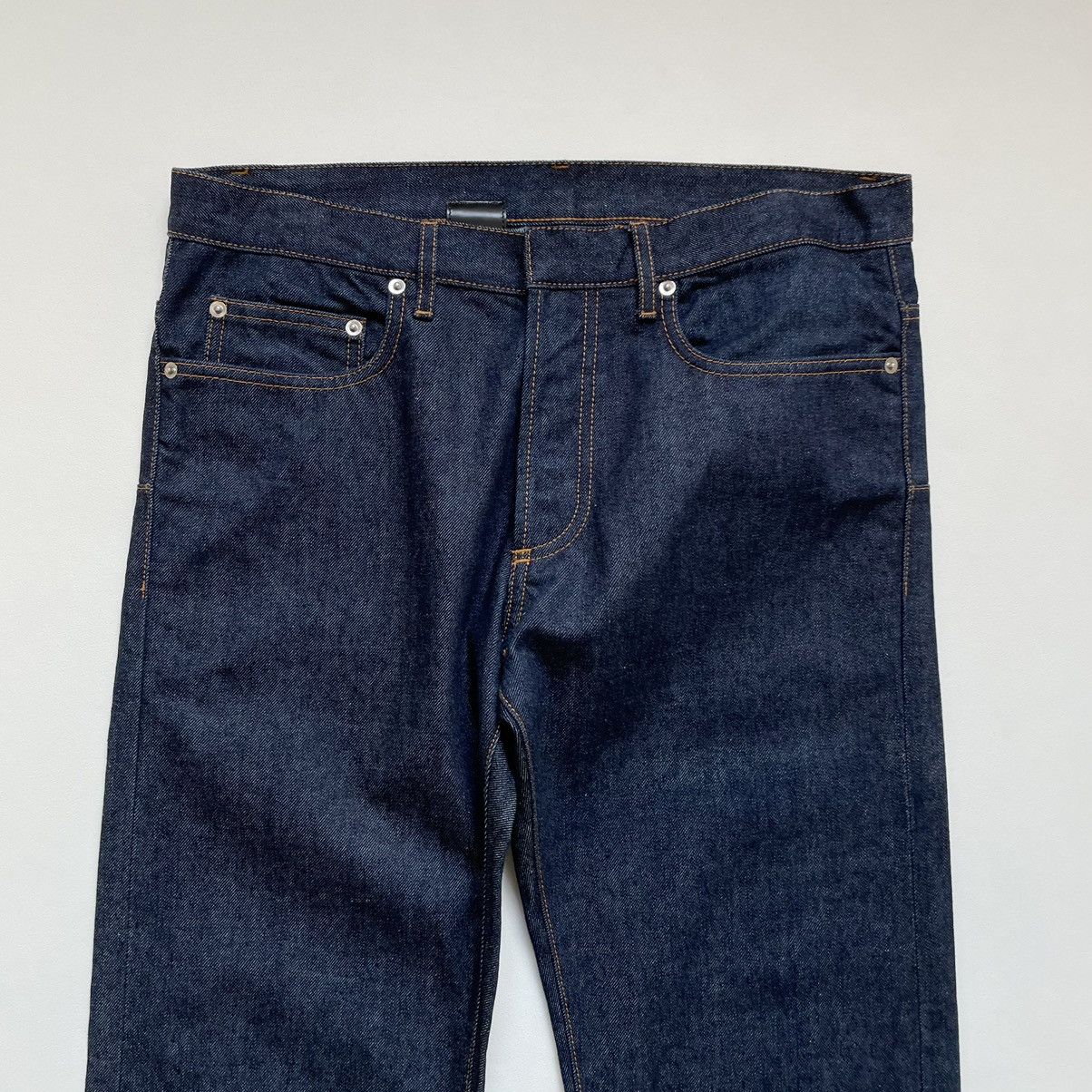 Dior 19cm MII Raw Blue Denim Jeans Size US 32 / EU 48 - 3 Thumbnail