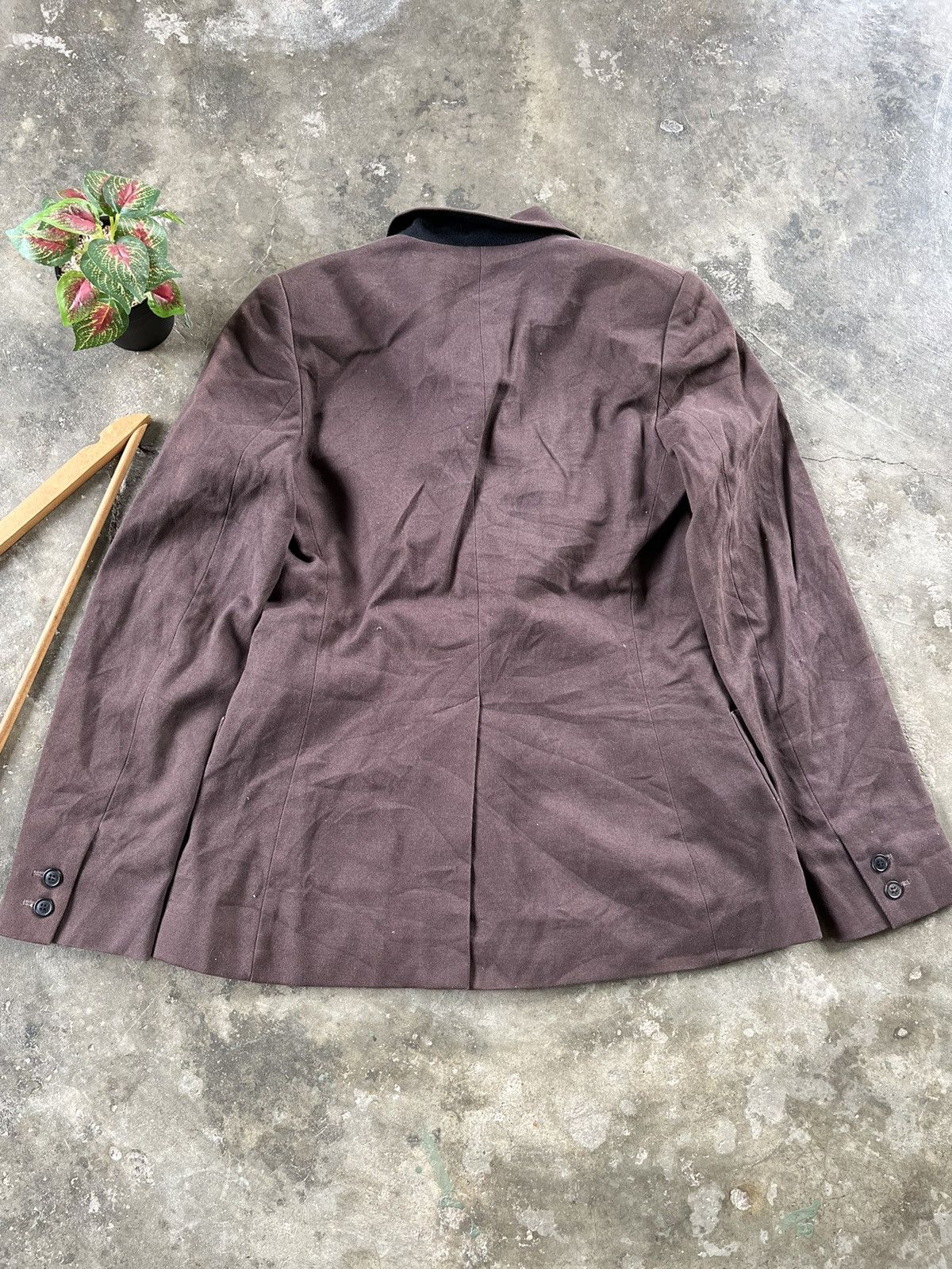 A.P.C. × Designer × Vintage ⚡️Vintage A.P.C Half Button Blazer Jacket 90s Size M / US 6-8 / IT 42-44 - 8 Thumbnail