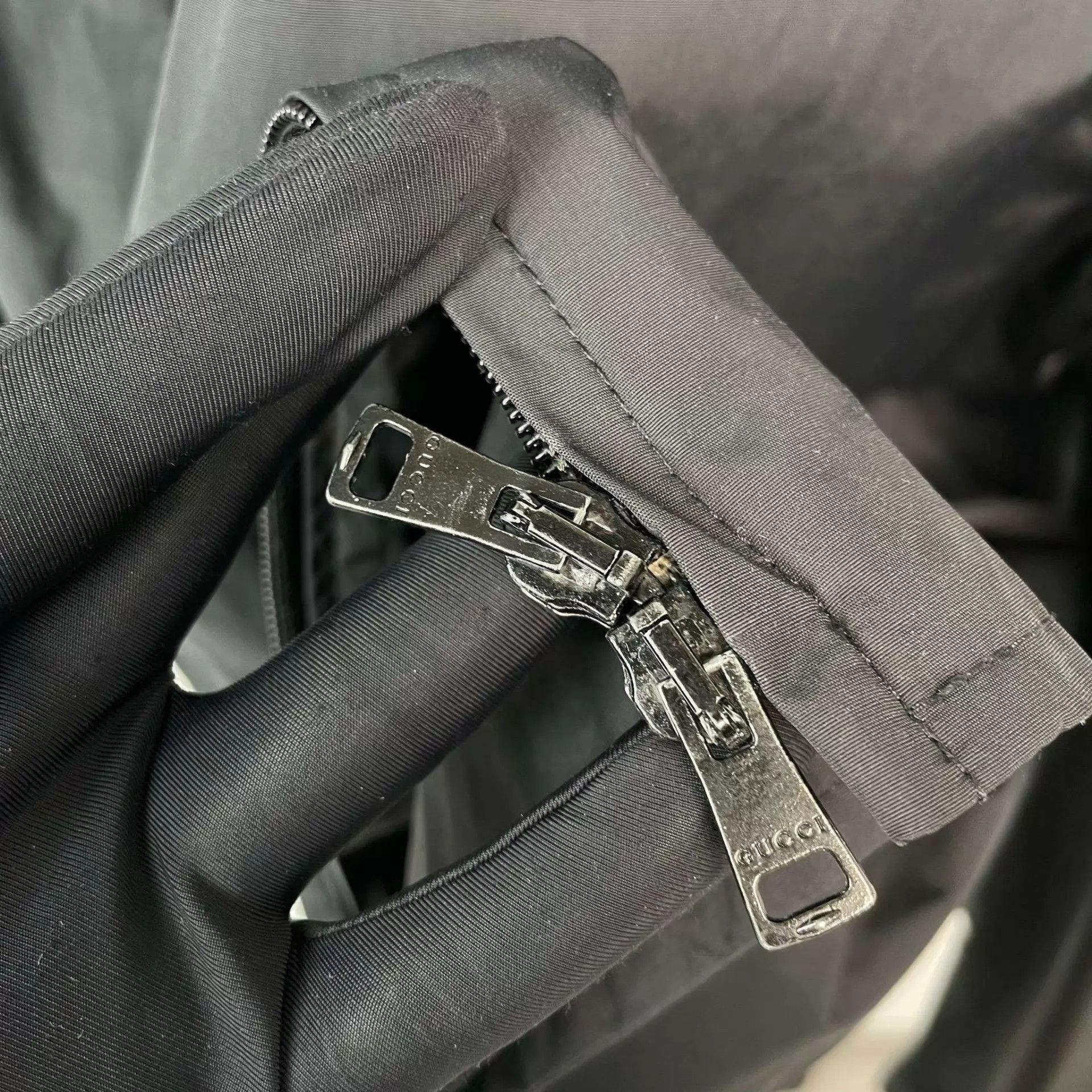 Gucci Gucci fiber shiny men's black 50 jacket Size US M / EU 48-50 / 2 - 4 Thumbnail