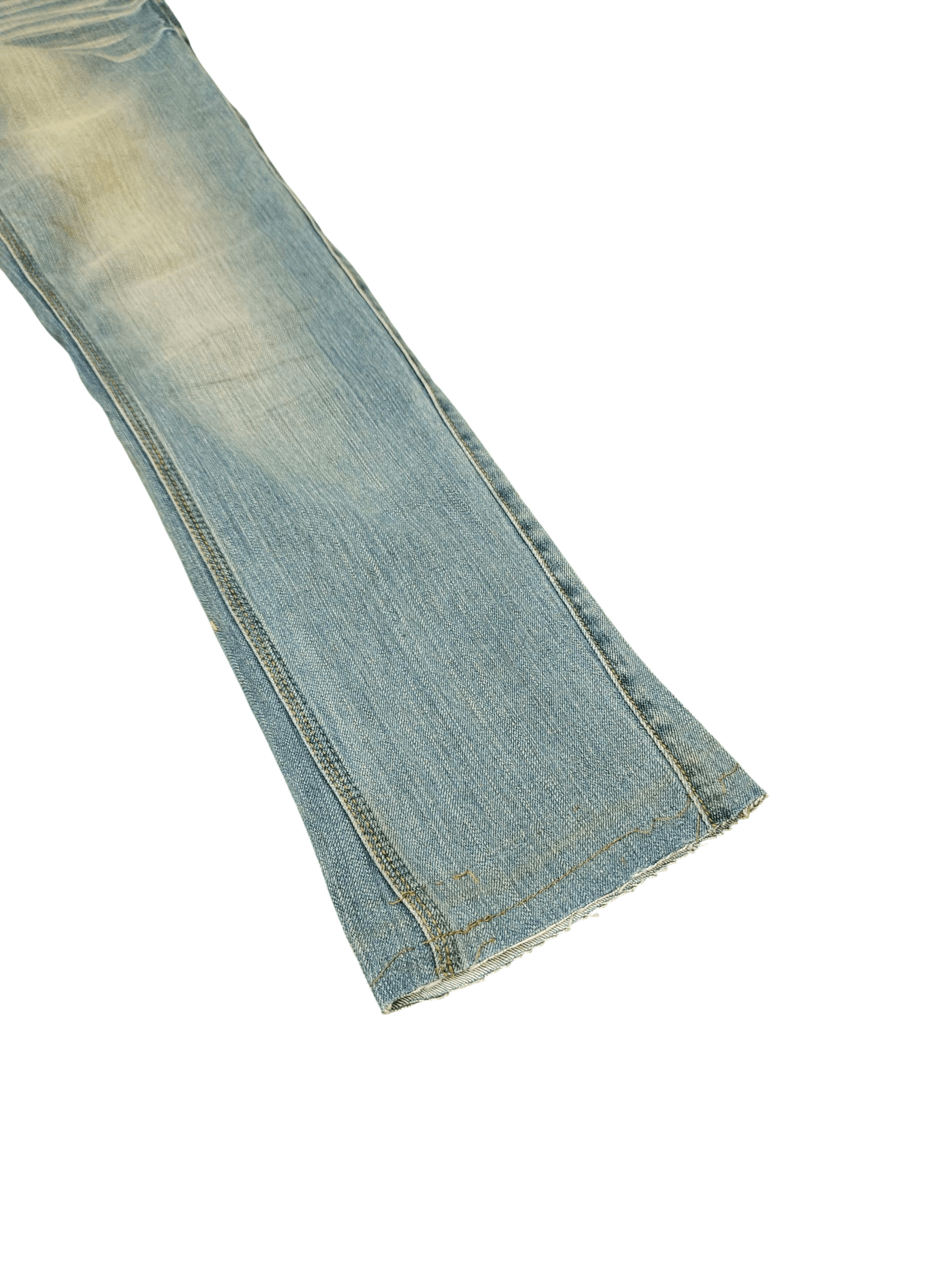 If Six Was Nine Flare Jeans Nicole Japan Denim Bootcut Ifsixwasnine Lgb Size US 31 - 8 Thumbnail