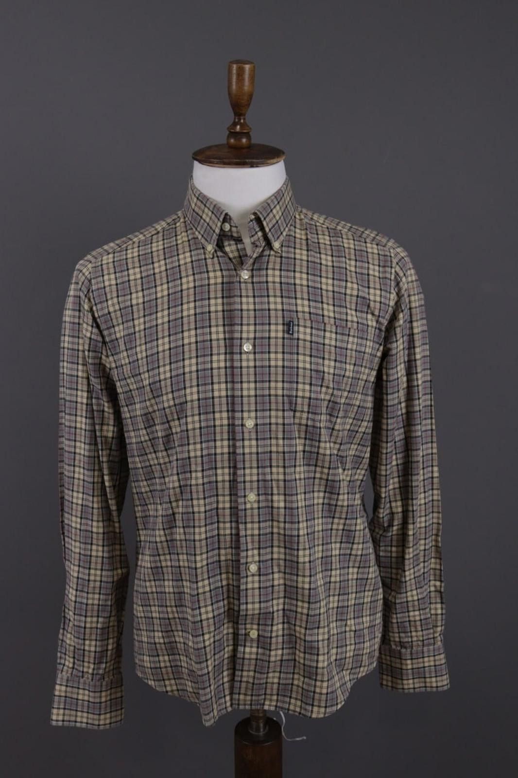 Barbour Barbour Malcolm Tailored Fit Brown Casual Shirt Size S Size US S / EU 44-46 / 1 - 1 Thumbnail