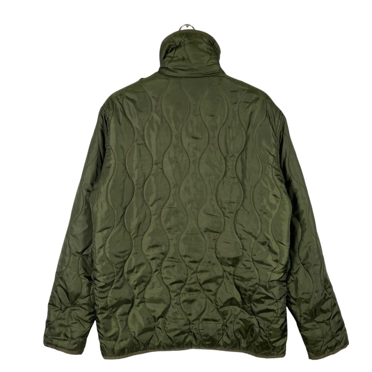 Avirex × Japanese Brand Vintage Avirex Quilted Zipper Jacket L Size Green Army Size US L / EU 52-54 / 3 - 15 Thumbnail