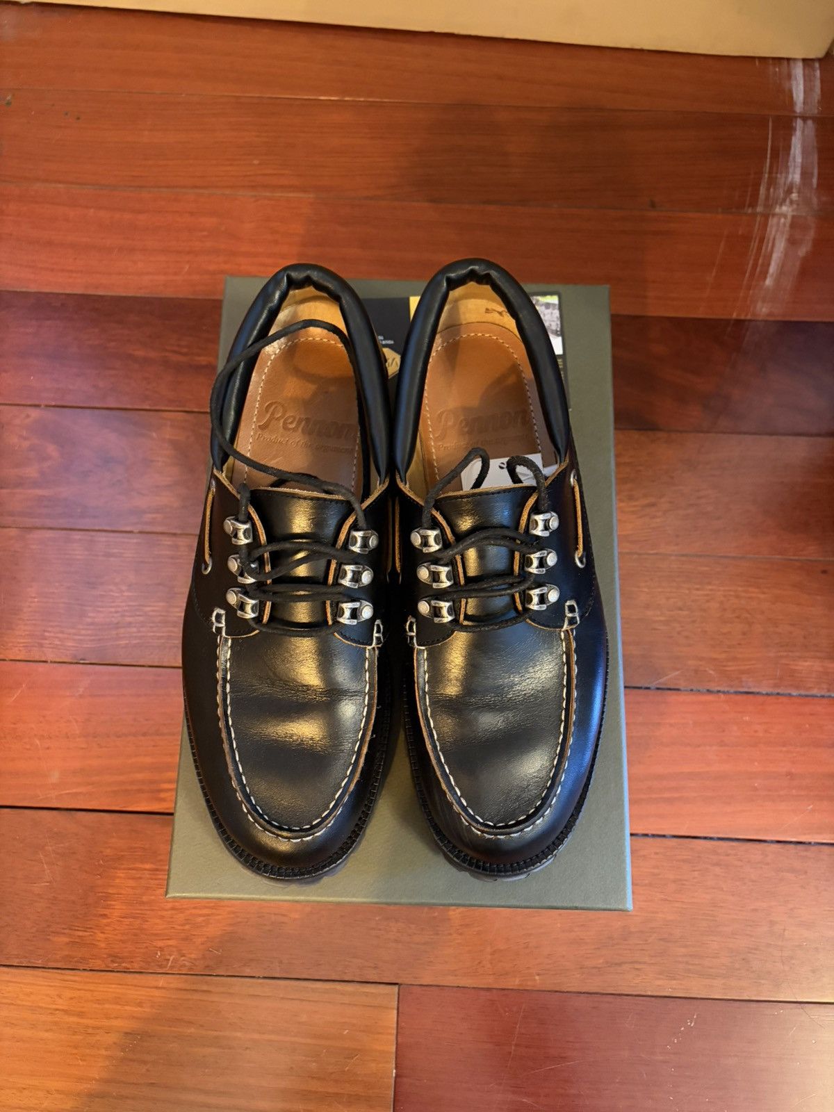 Other Pennon Metal Hook Boat Shoes 40.5 (8-8.5) Size US 8 / EU 41 - 2 Thumbnail