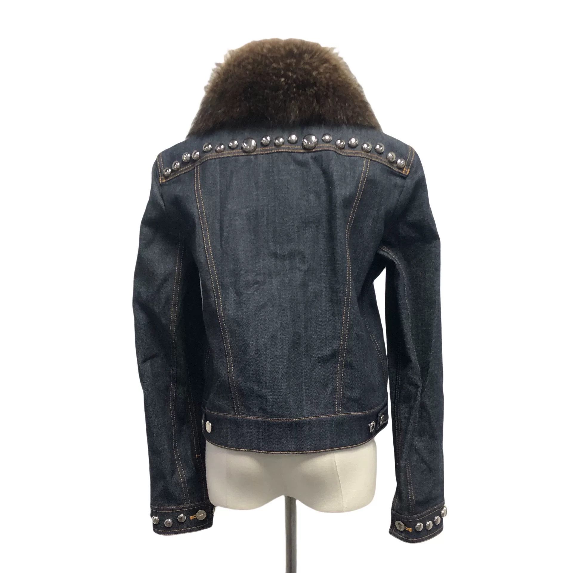 Louis Vuitton louis vuitton denim jacket with detachable fur collar Size US M / EU 48-50 / 2 - 3 Thumbnail