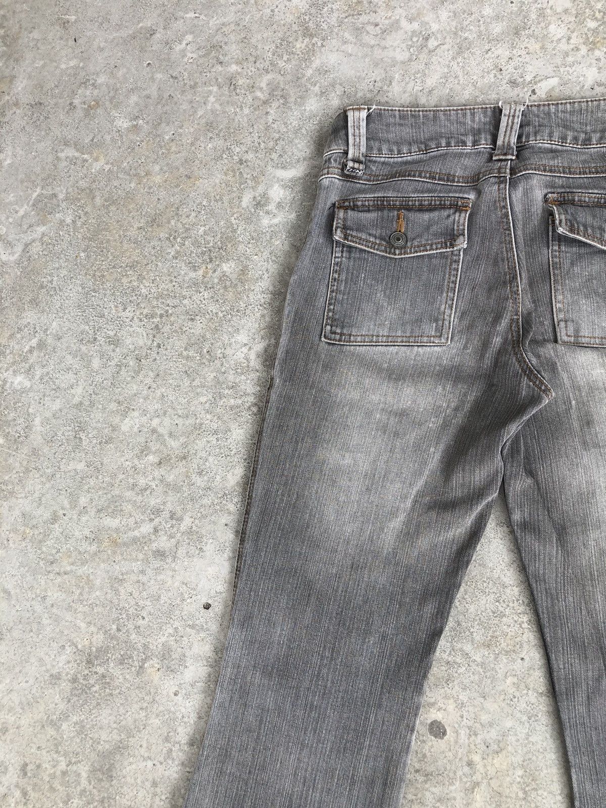 If Six Was Nine Japanese Daily Topics Flared Jeans Cargo Pants Size US 29 - 9 Thumbnail