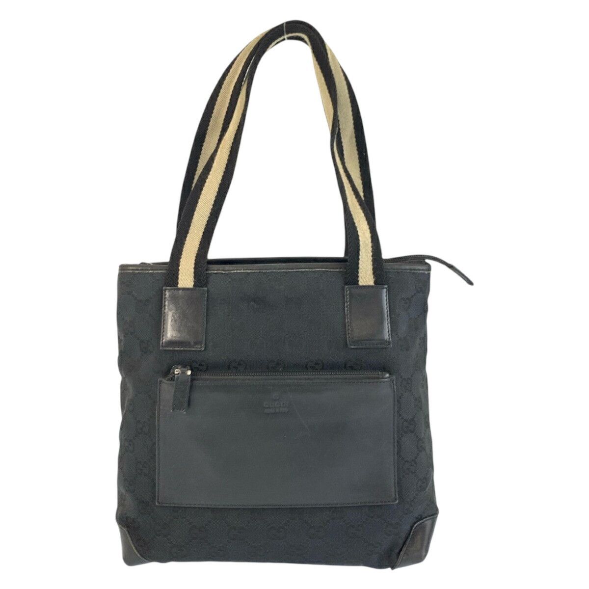 Gucci Gucci Gucci GG Canvas Leather Tote Bag Textile Tote Bag 019 0402 DUTY FREE for USA Size ONE SIZE - 1 Thumbnail