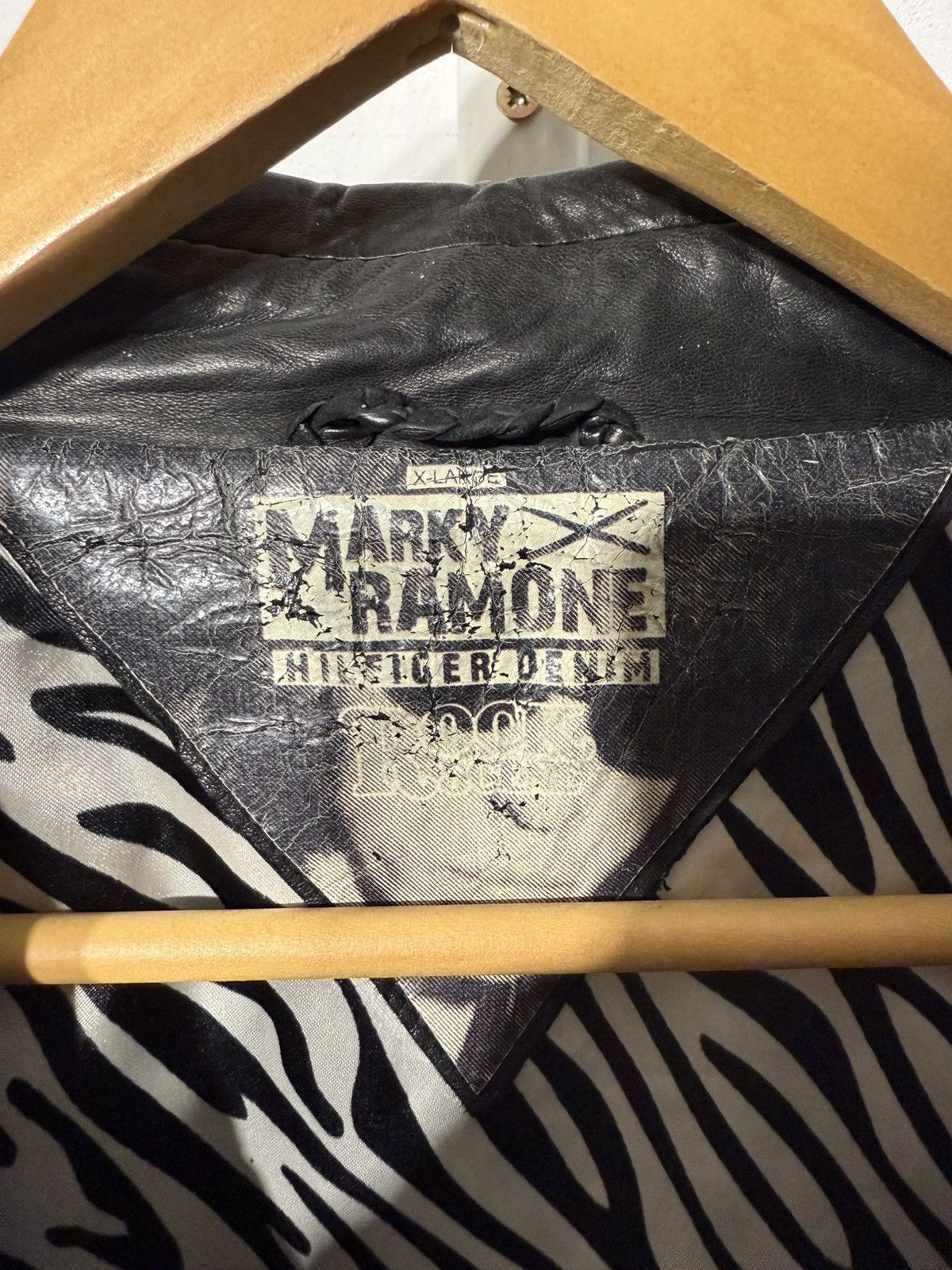 Tommy Hilfiger MARKY RAMONES BIKER ARCHIVE JACKET 2008 TOMMY HILFIGER Size US XL / EU 56 / 4 - 3 Thumbnail