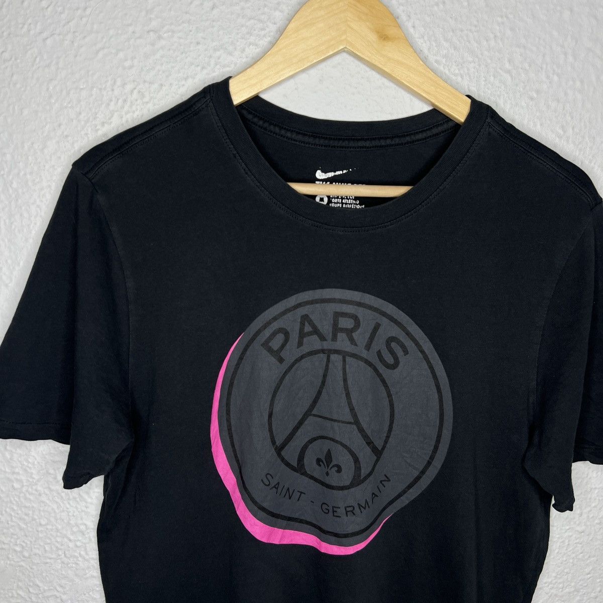 Nike Nike PSG Paris Saint Germain Tee Tshirt Black Print Big Logo Size US M / EU 48-50 / 2 - 4 Thumbnail
