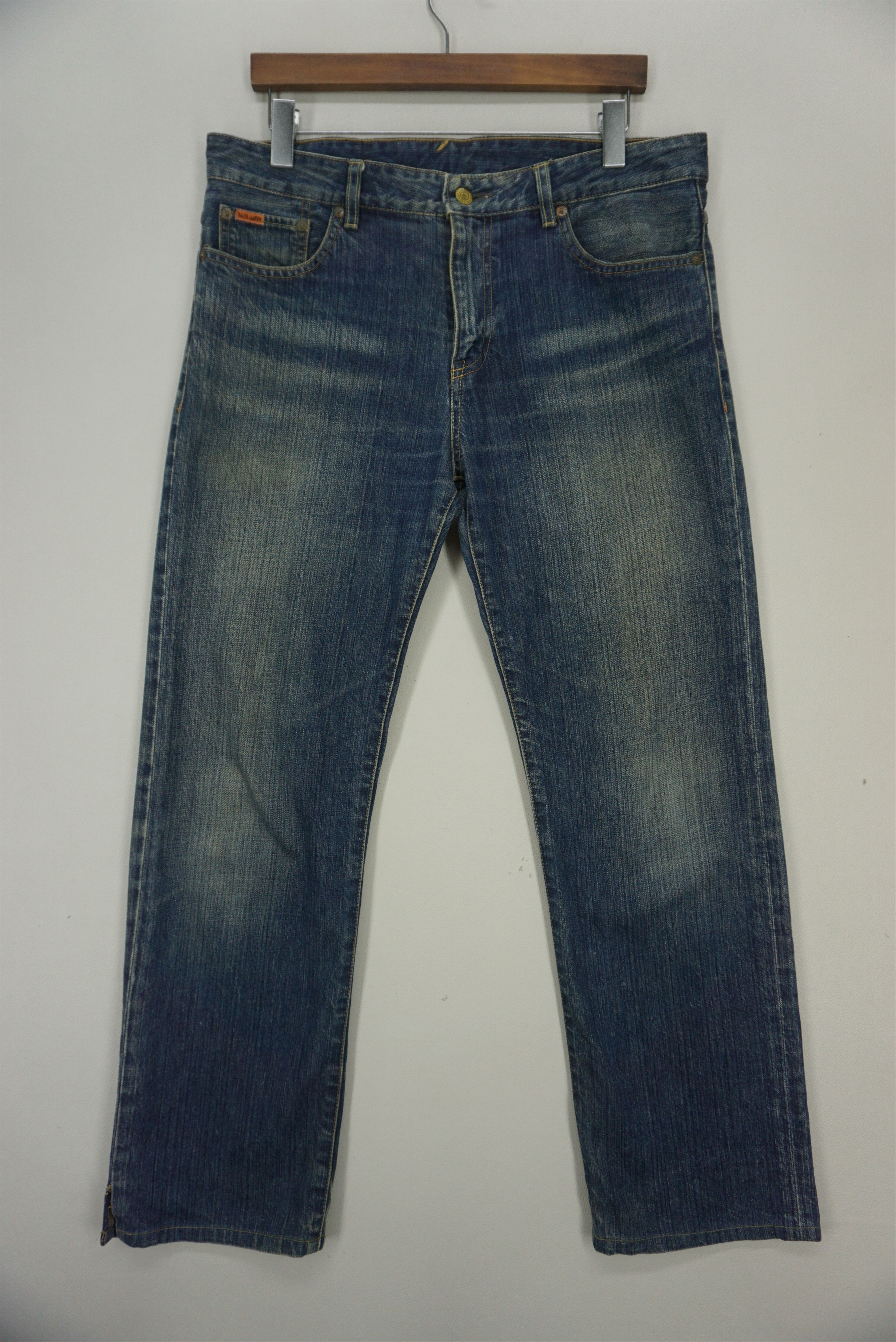 Ralph Lauren Polo Jeans Size 33 fit W36xL29 Straight Denim Made in Japan Size US 33 - 1 Thumbnail