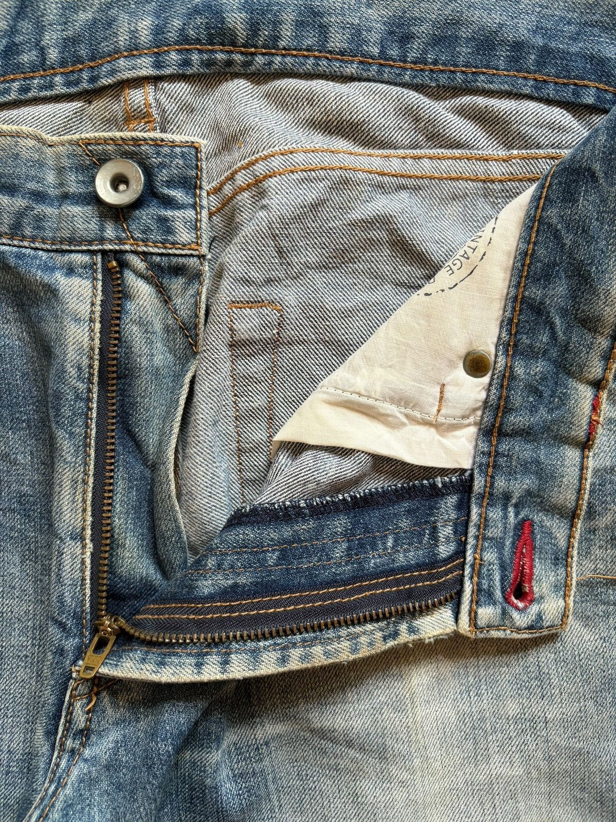 Japanese Brand Vintage Japanese Brand Mud Wash Distressed Bootcut Jeans Size US 33 - 9 Thumbnail