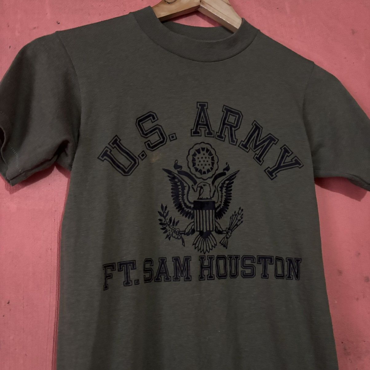 Vintage 1970s U.S. Army FT. Sam Houston Size US XXS / EU 40 - 2 Thumbnail