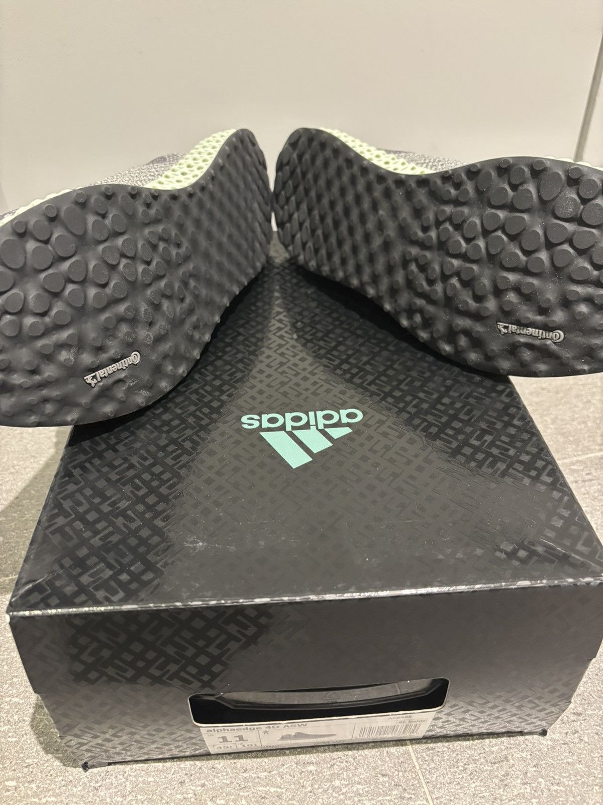 Adidas Alphaede 4D adidas running OG grey / black sneakers Size US 11 / EU 44 - 4 Thumbnail