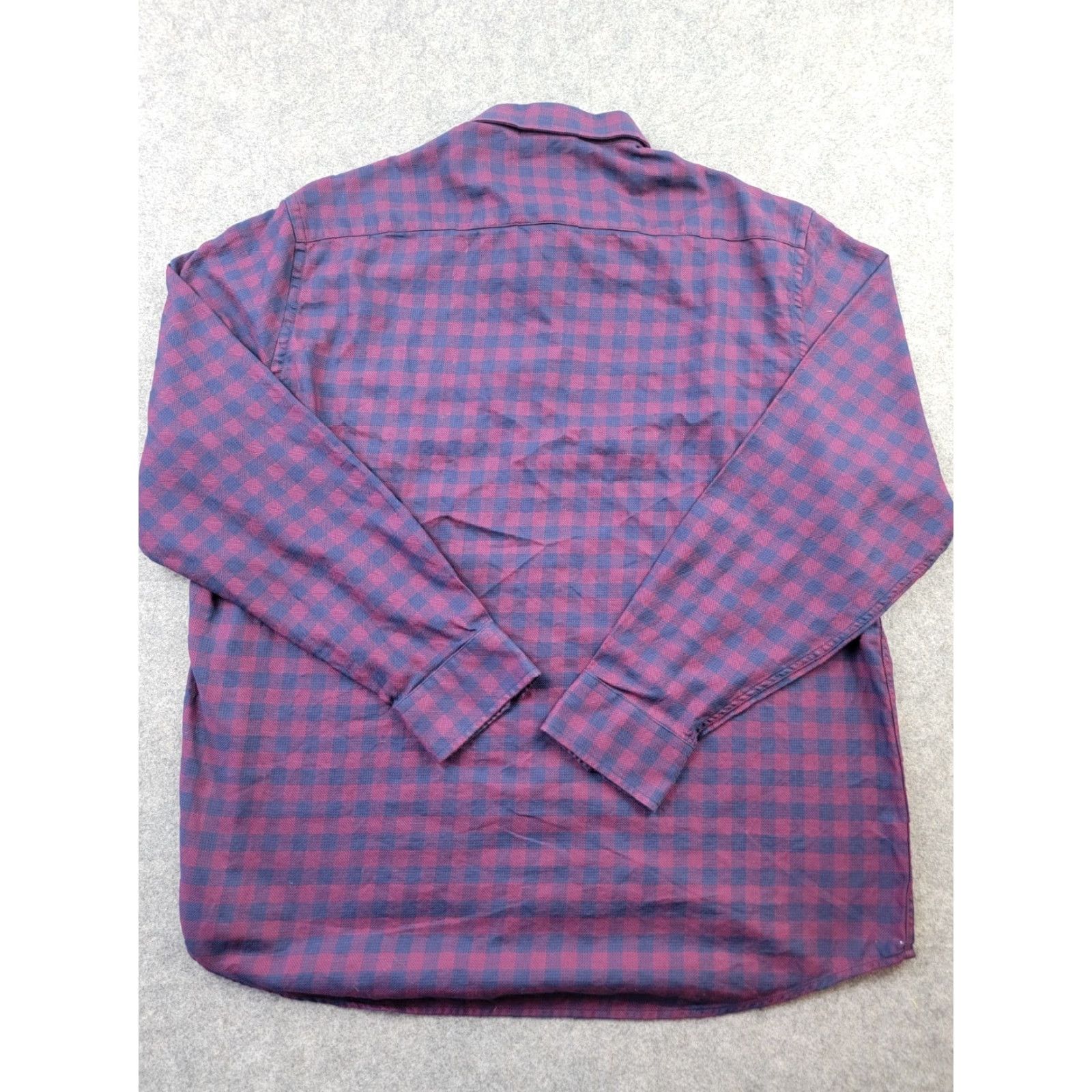 Johnston & Murphy Johnston & Murphy Shirt Mens XL Blue Red Plaid Button-Down Classic Woven Cotton Button-Up Size US XL / EU 56 / 4 - 7 Thumbnail