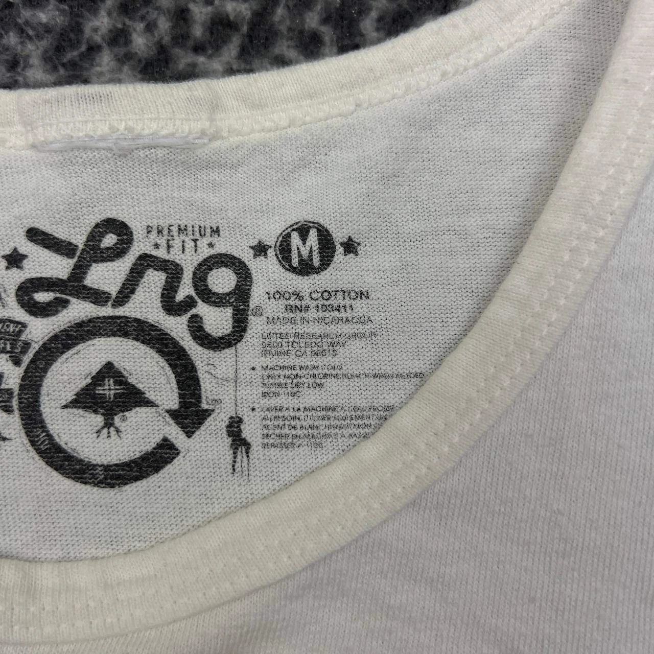 LRG LRG Shirt Men Medium White Panda Skeleton Crew Neck Cotton Size US M / EU 48-50 / 2 - 7 Thumbnail