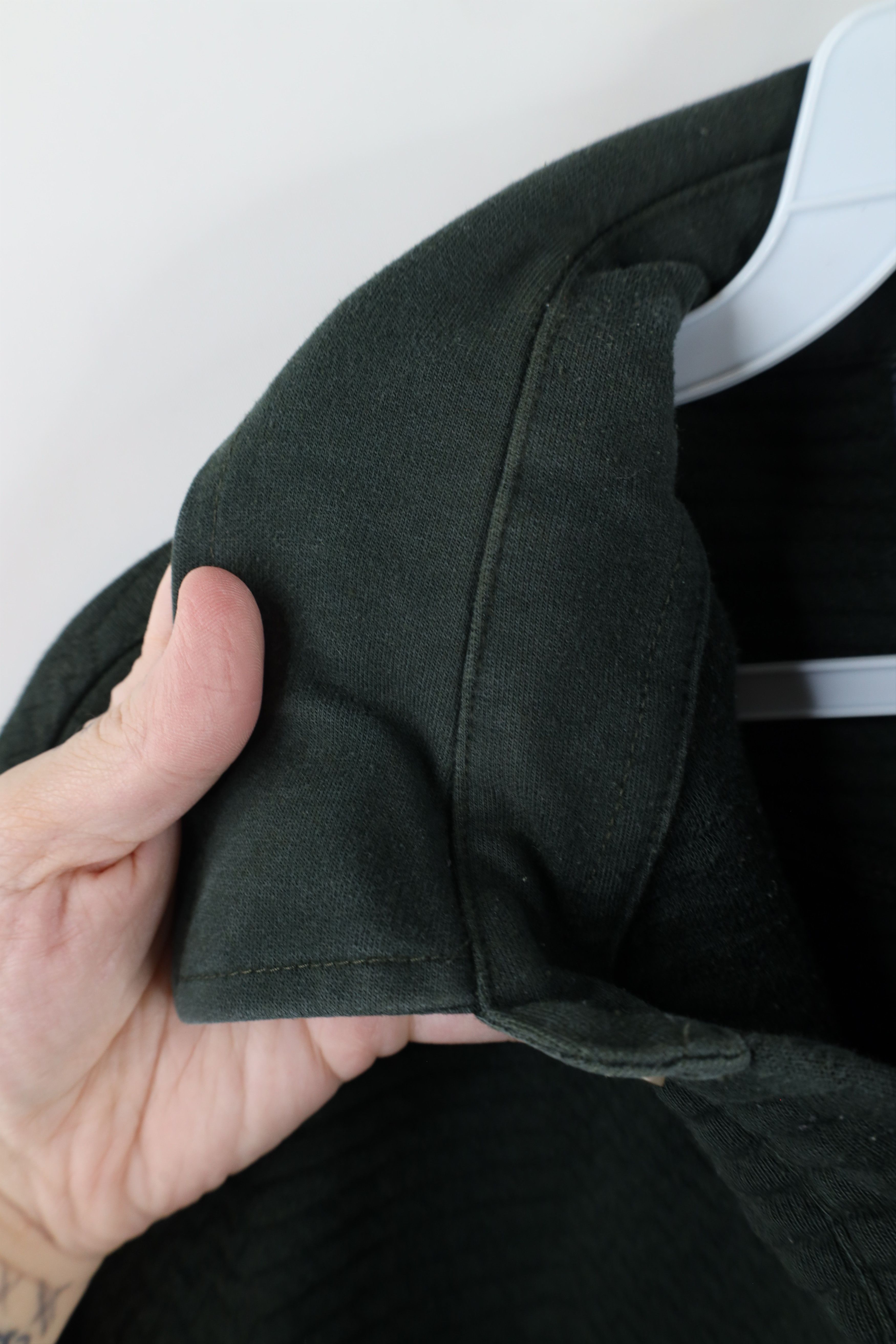 Vintage Vintage 90s Streetwear Pullover Long Sleeve Polo Green Size US L / EU 52-54 / 3 - 8 Thumbnail