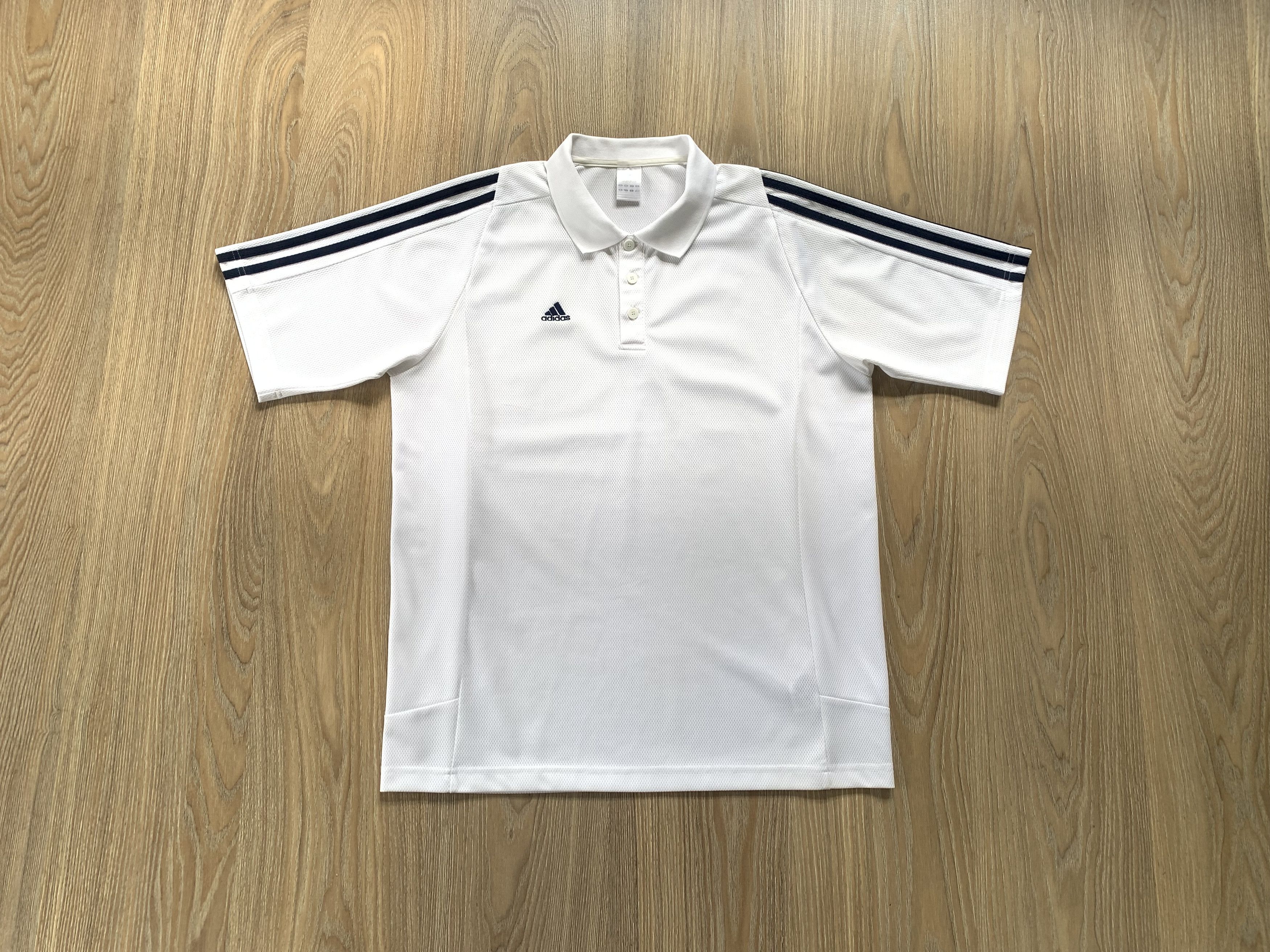 Adidas Vintage Adidas Mens White Training Polo Shirt Size US M / EU 48-50 / 2 - 10 Thumbnail