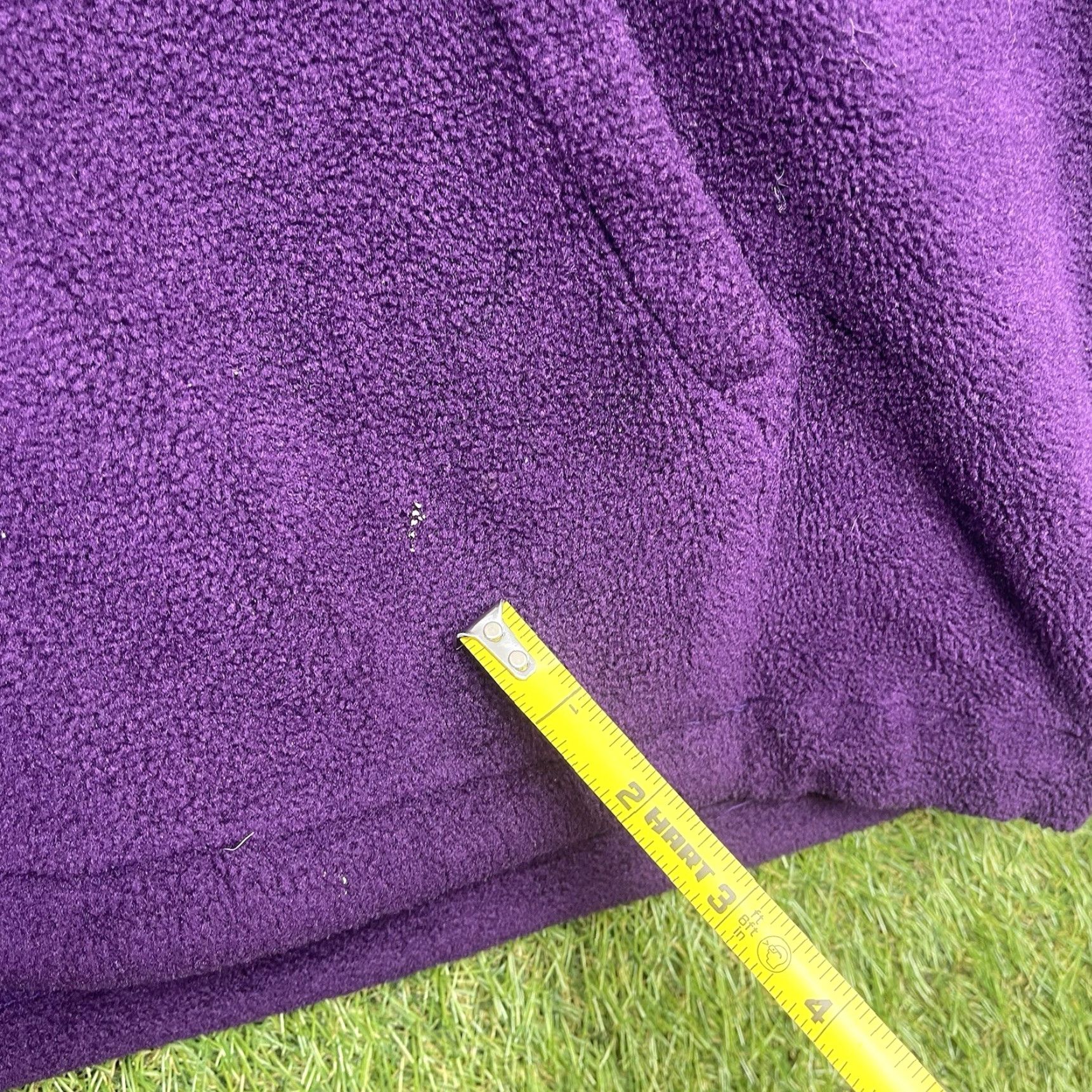 Vintage VINTAGE L.L. Bean Jacket Womens XL Purple Sherpa Thick Pile Fleece 1/4 Snap Button Close Henley Casual Outdoor 90s Womens Size XL / US 12-14 / IT 48-50 - 4 Thumbnail