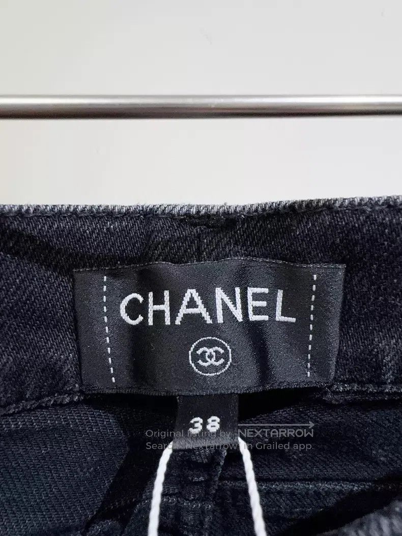 Chanel Chanel 23P full-print double-c jeans Size 25" / US 0 / IT 36 - 4 Thumbnail