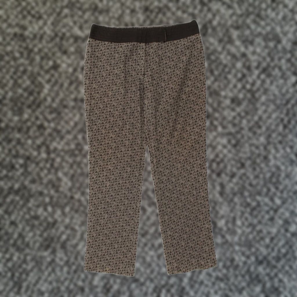 Byblos VINTAGE BYBLOS Womens Straight Casual Trousers W33 L30 Grey AF03 Size 24" / US 00 / IT 34 - 1 Thumbnail