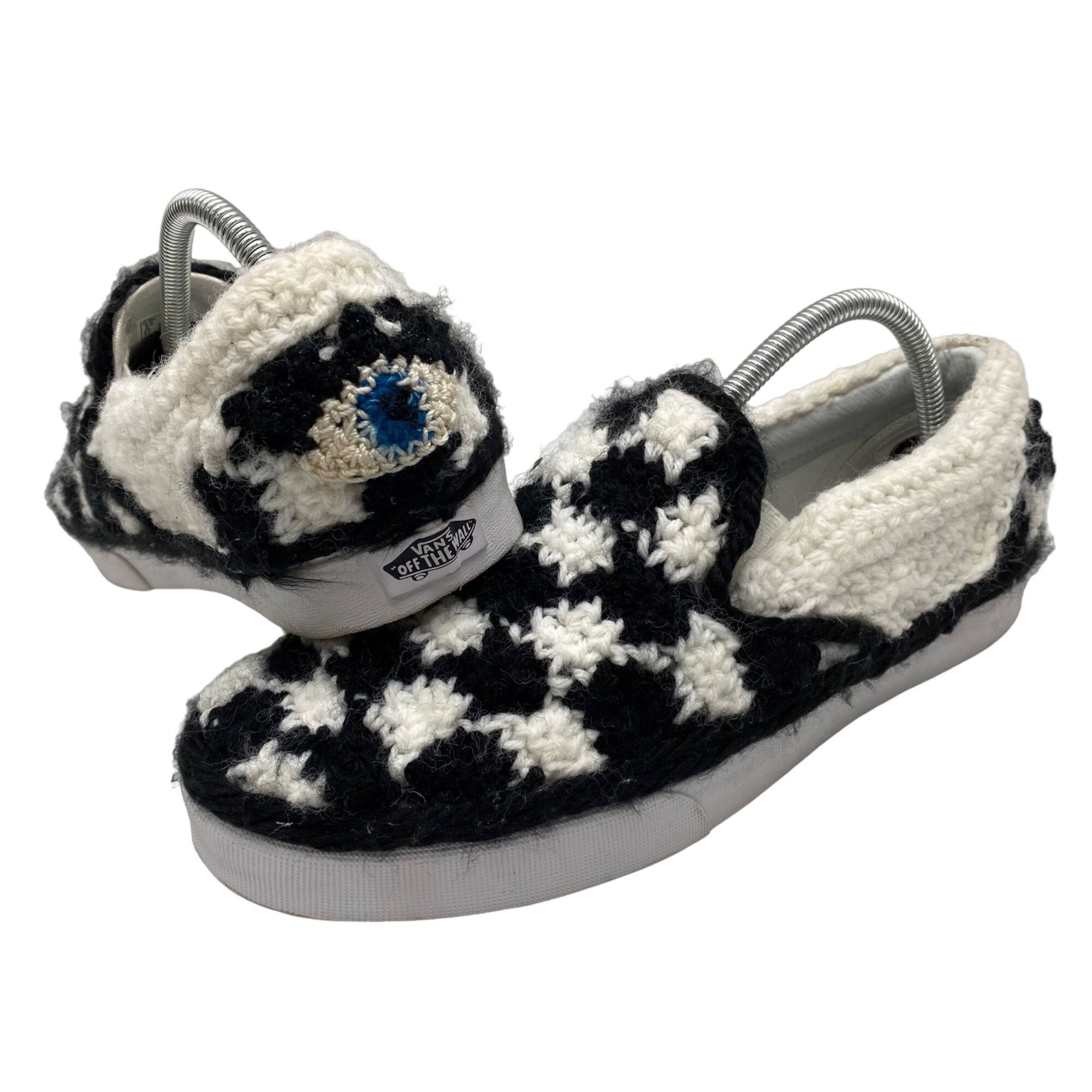 Vans VANS X Custom Culture 2019 Checkered Eye Crochet Design Unis Size US 9 / EU 42 - 12 Thumbnail