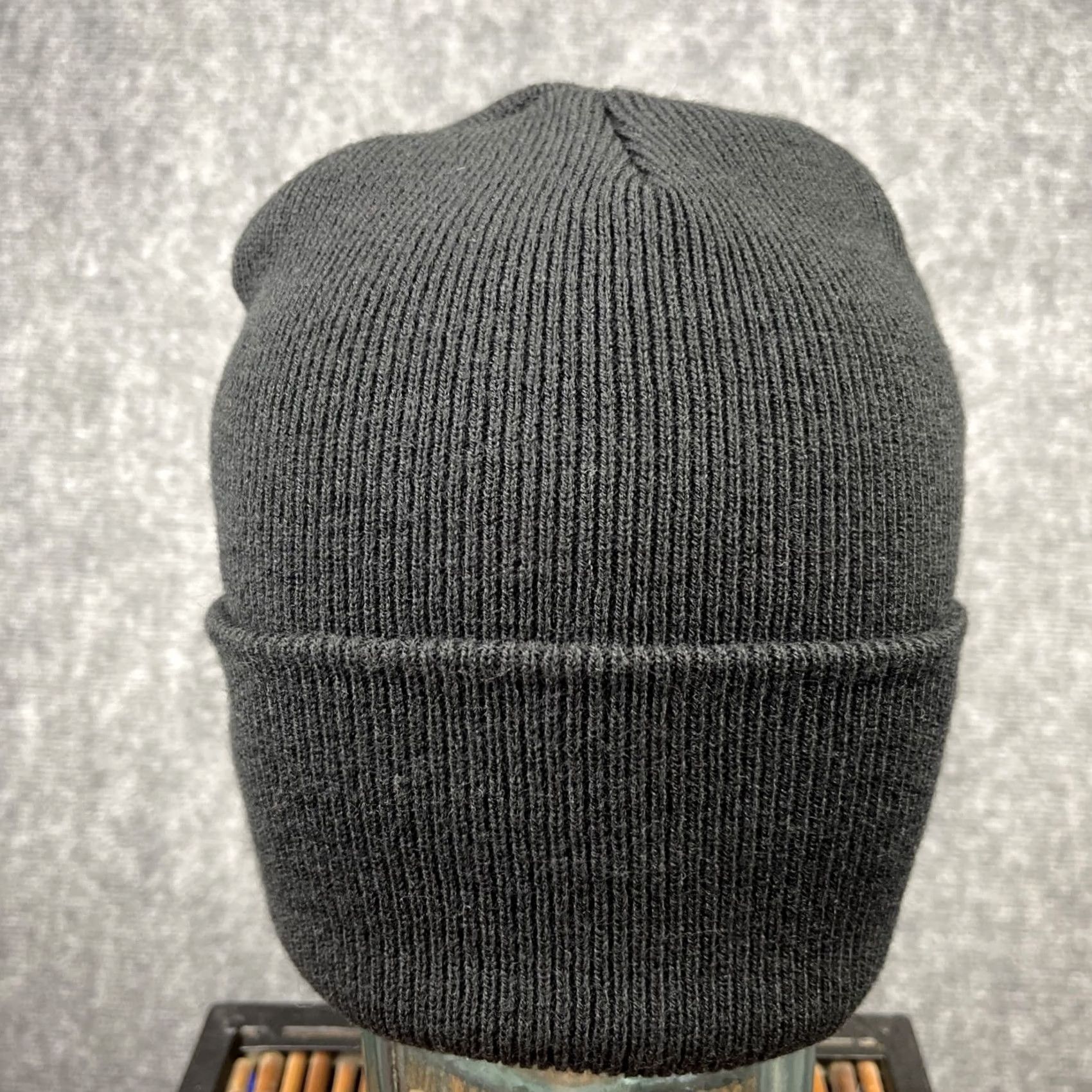 Carhartt Carhartt Beanie Mens Black Knit Cuffed Ribbed A18 One Size Workwear Outdoor Mens Size ONE SIZE - 5 Thumbnail