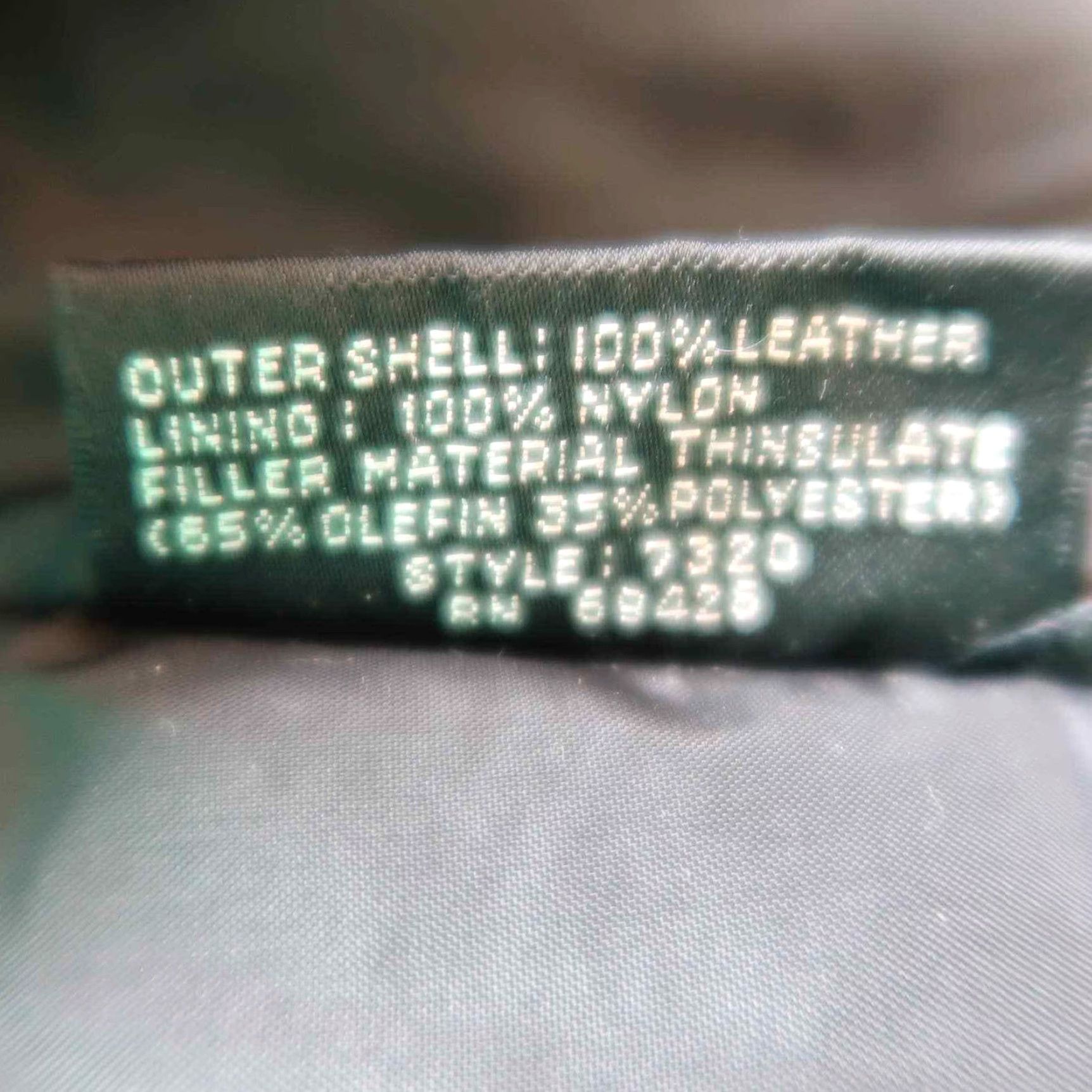 Vintage VINTAGE Wilsons Leather Jacket Black Reptile Print Zip Front S 1990s Grunge Boys / Mens? Size S / US 4 / IT 40 - 8 Thumbnail