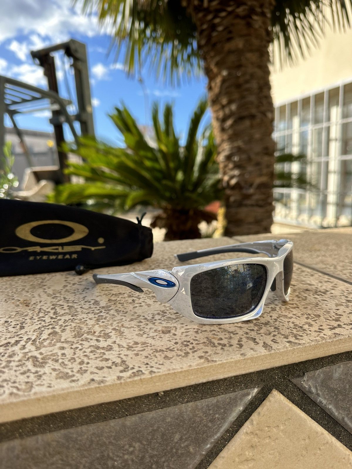 Oakley Oakley Sunglasses Scalpel Grey OO9095-07 Size ONE SIZE - 1 Thumbnail