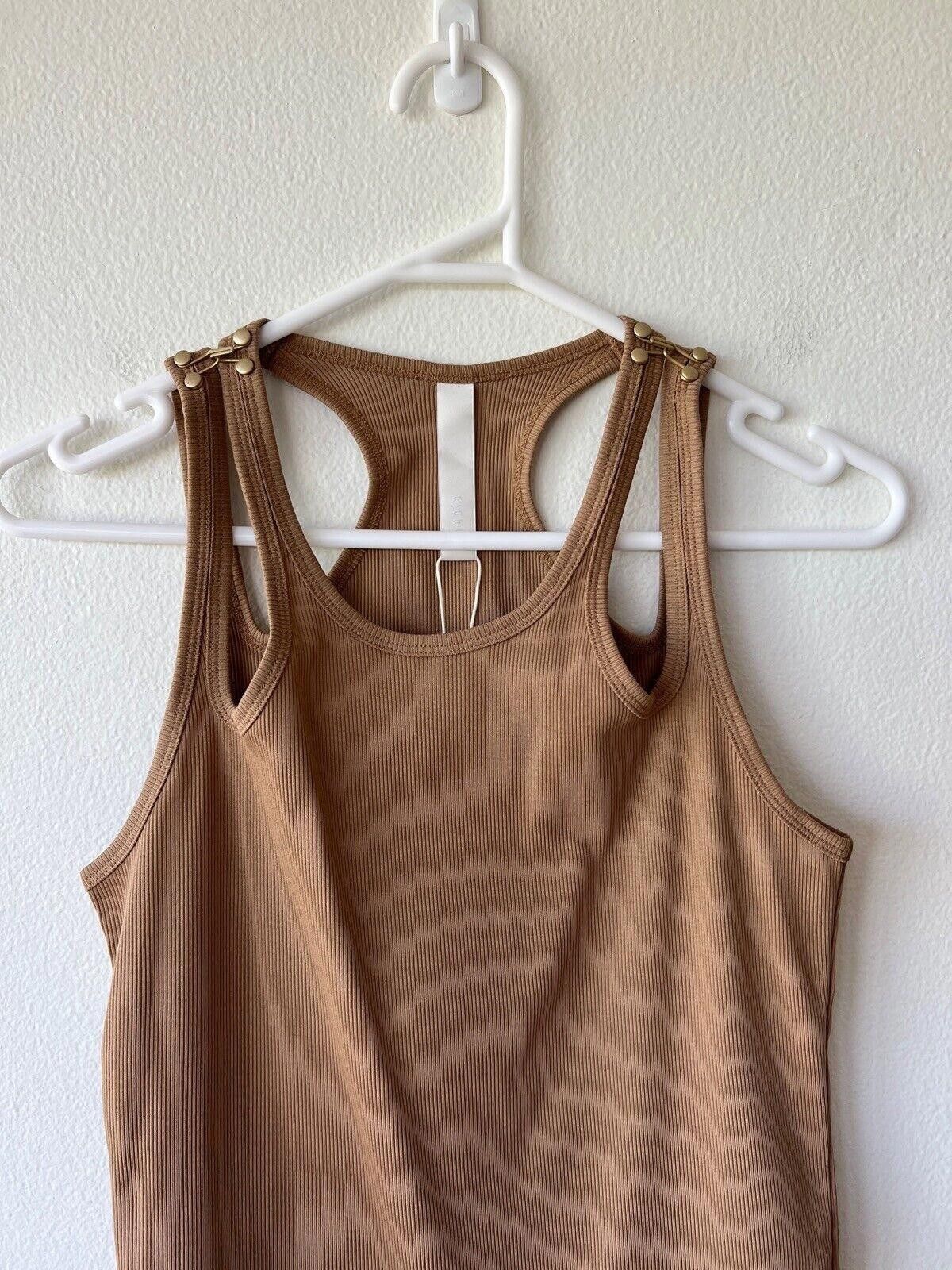 Dion Lee New dion lee teardrop top rib tank singlet small timber tan Size S / US 4 / IT 40 - 2 Thumbnail