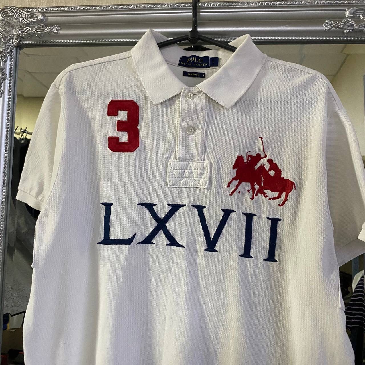 Polo Ralph Lauren Polo Ralph Lauren polo 3 Chief Keef big logo Size US L / EU 52-54 / 3 - 2 Thumbnail