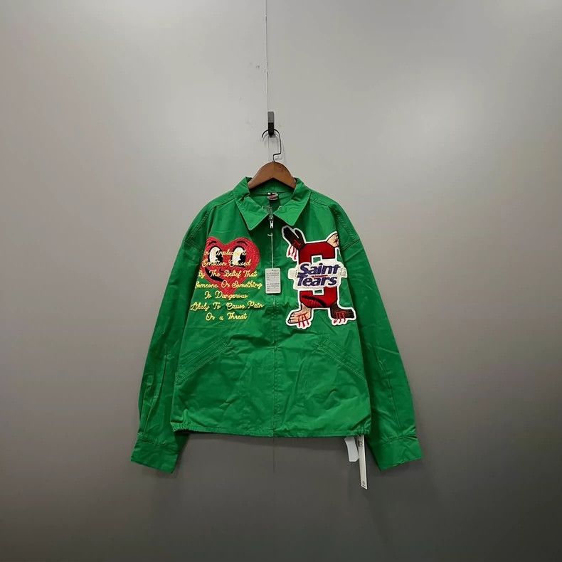 Saint Michael Saint Michael Cartoon Embroidery Jacket L Size Size US L / EU 52-54 / 3 - 1 Thumbnail