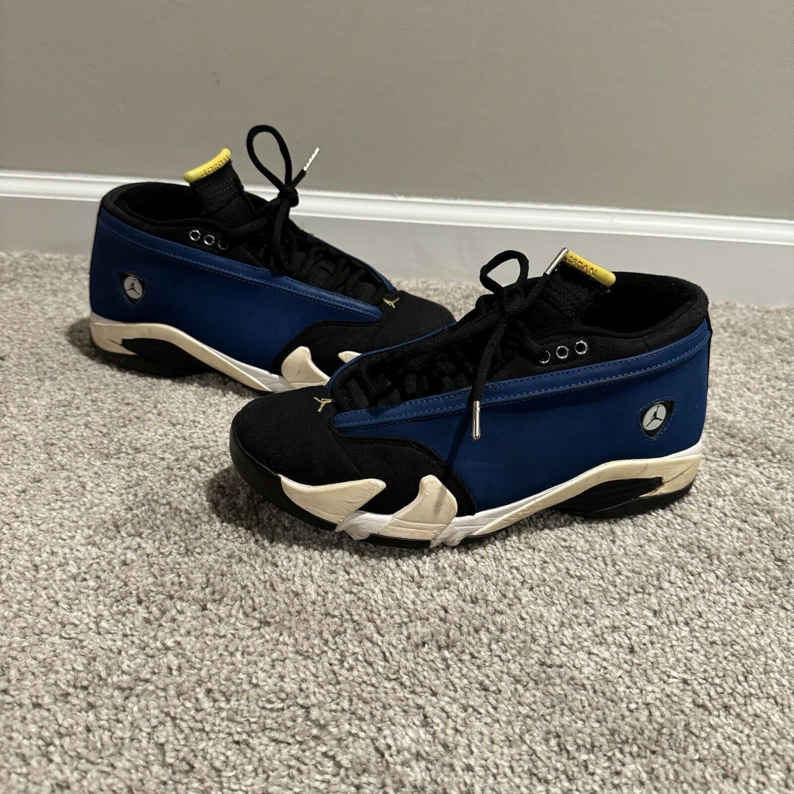 Jordan Brand Nike Air Jordan 14 Retro Low Laney Men s Size 8 807511 405 Grailed