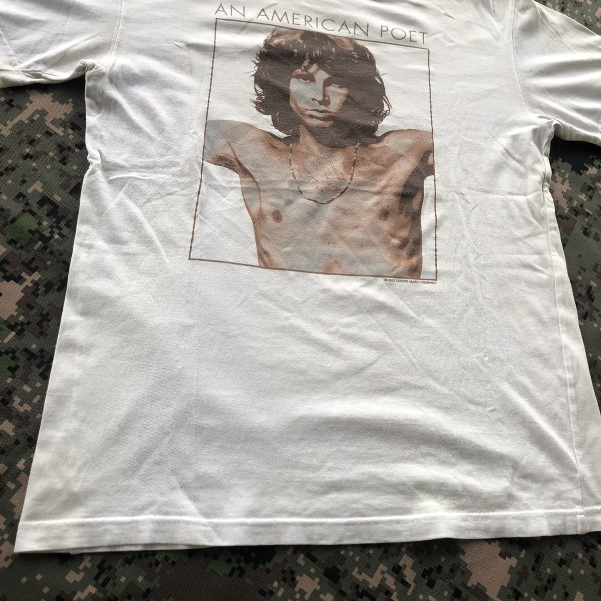 Band Tees Vtg 00s Jim Morrison An American Poet The Doors Band Tshirt Size US M / EU 48-50 / 2 - 5 Thumbnail