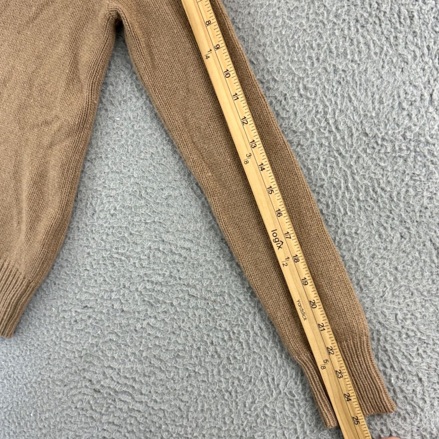 Ralph Lauren Ralph Lauren Sweater Womens Medium Brown Turtleneck Cashmere Wool Long Sleeve Pullover Size M / US 6-8 / IT 42-44 - 8 Thumbnail