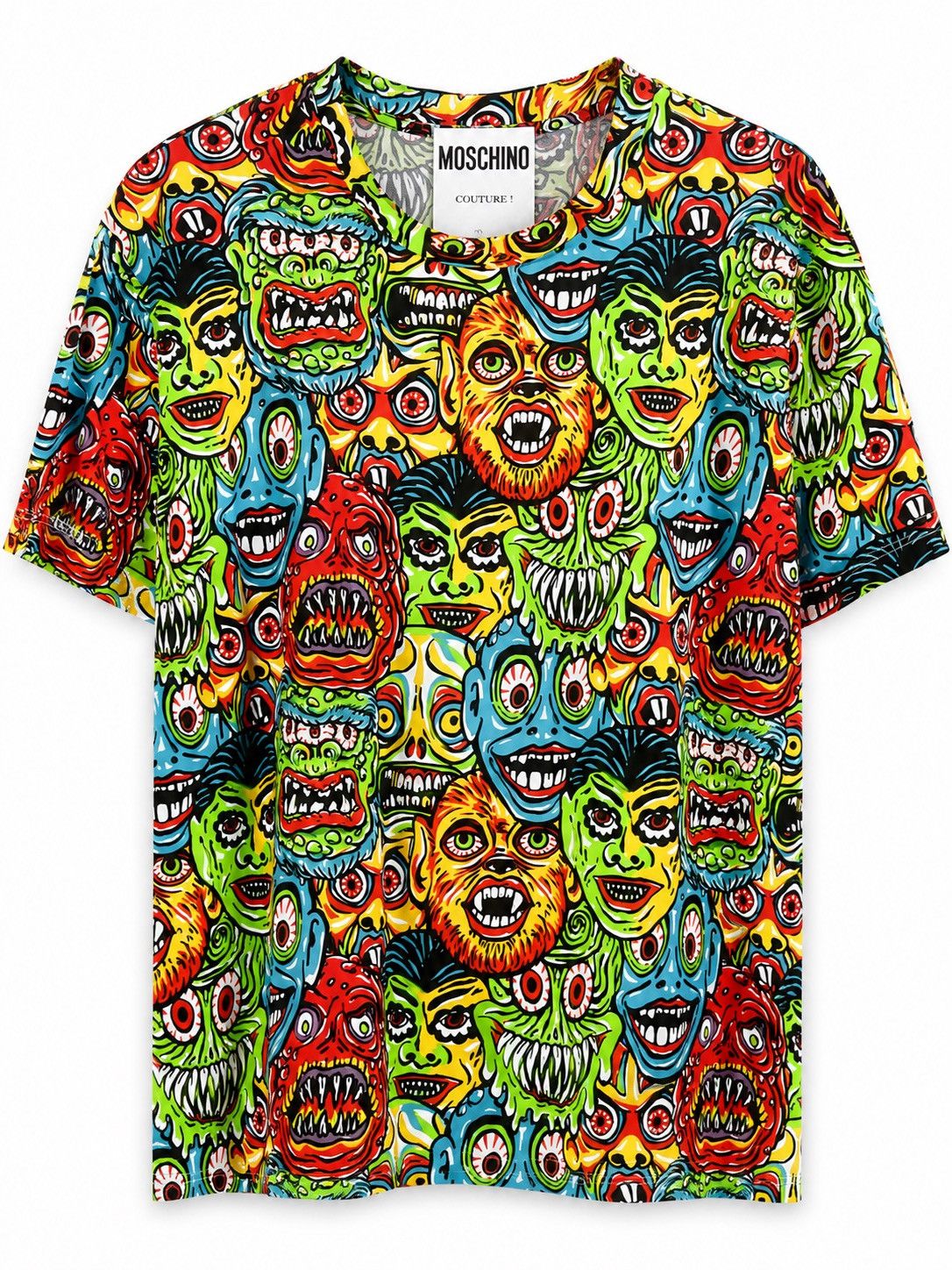 Moschino Moschino Couture! Monster Print Graphic Tee Size US XL / EU 56 / 4 - 1 Preview