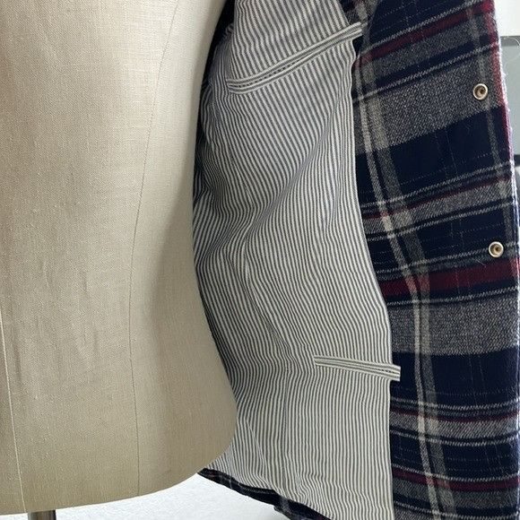 Moncler Gamme Bleu Moncler Gamme Blue x Thom Browne Plaid Quilted Down Blazer Size US S / EU 44-46 / 1 - 10 Thumbnail