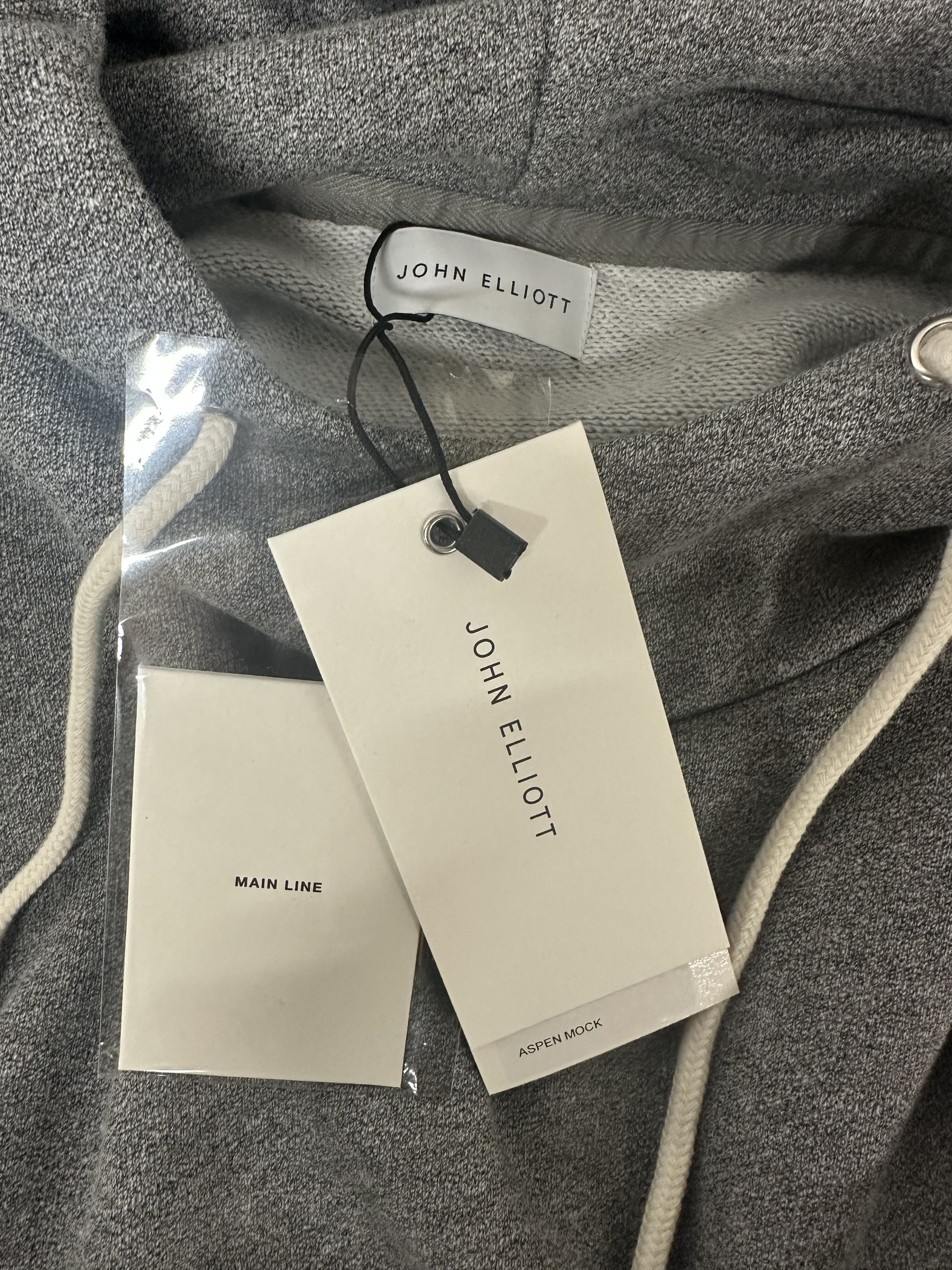 John Elliott John Elliott Dark Grey Aspen Mock Hoodie Size US S / EU 44-46 / 1 - 8 Thumbnail
