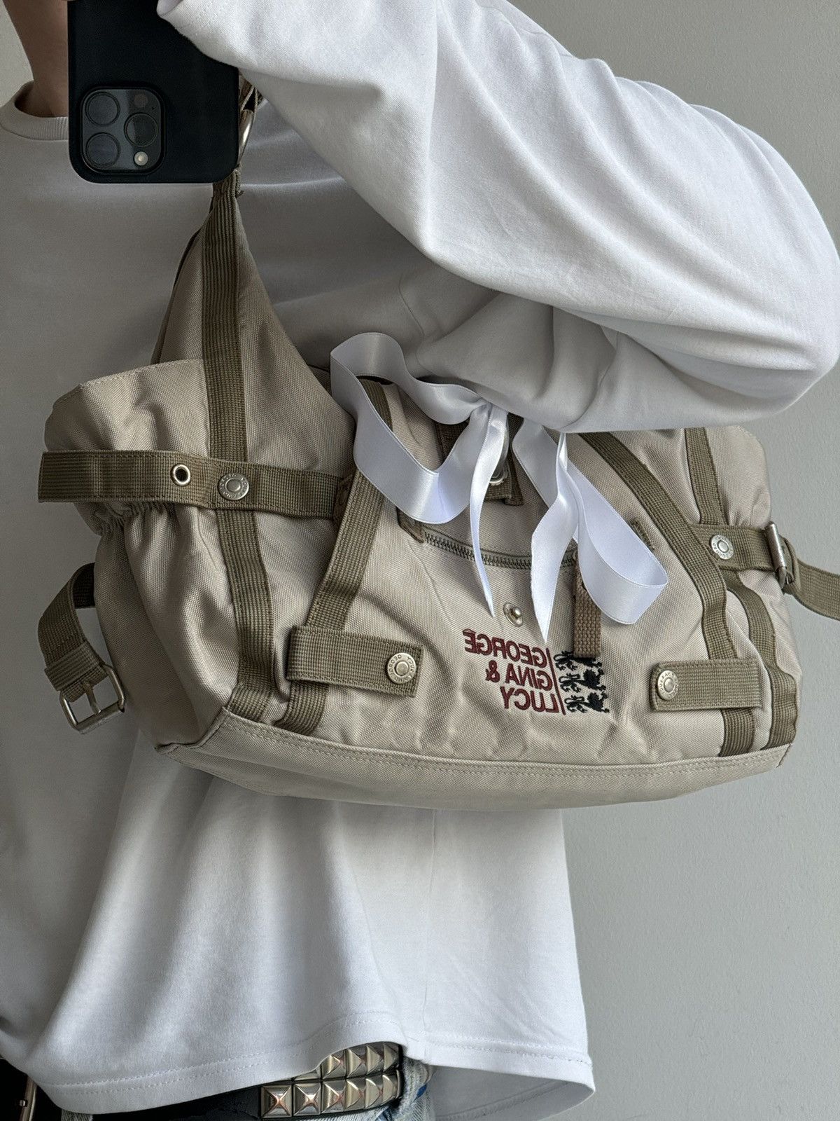 George Gina & Lucy × Japanese Brand Very Rare George Gina & lucy Y2k Alyx Bag Crossbody Handbag Size ONE SIZE - 4 Thumbnail