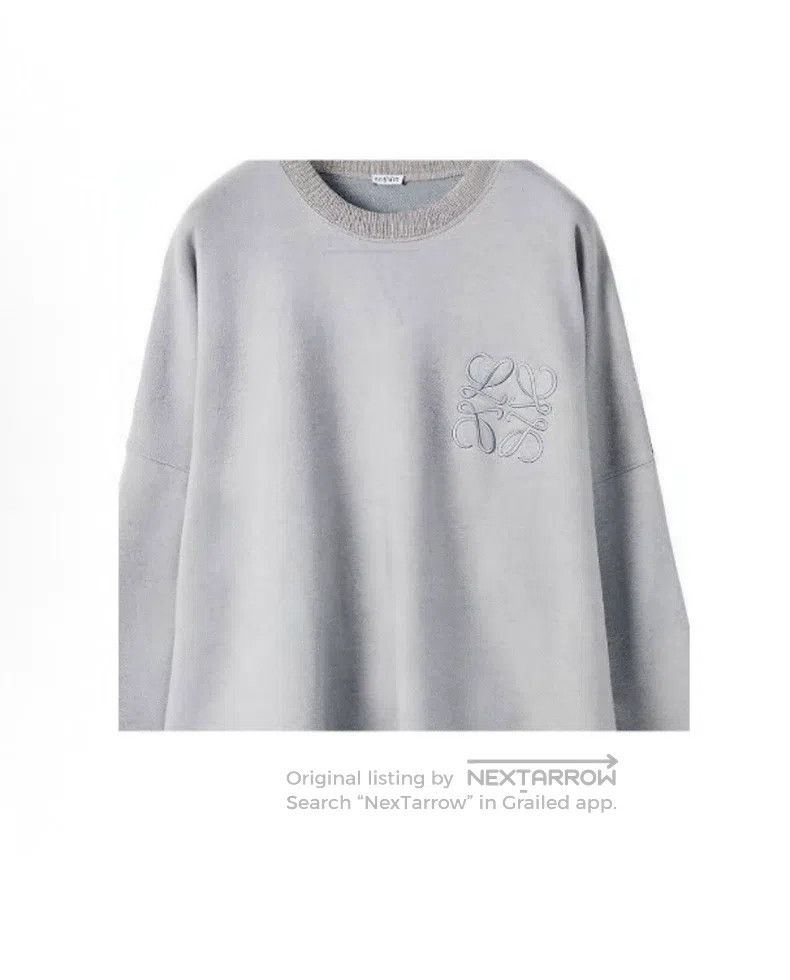 Loewe Loewe Chest Embroidered Round Neck Sports Hoodie Size M / US 6-8 / IT 42-44 - 3 Thumbnail