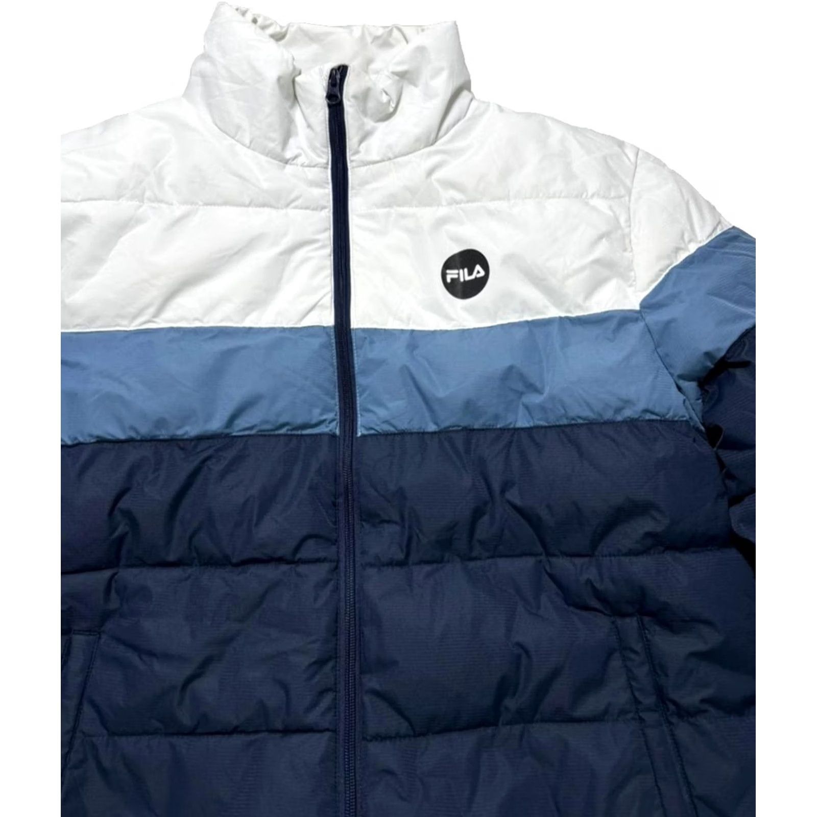 Fila FILA Rocco Puffer Jacket Blue Size M Women Long Sleeve Casual Polyester Down Insulation Size M / US 6-8 / IT 42-44 - 6 Thumbnail